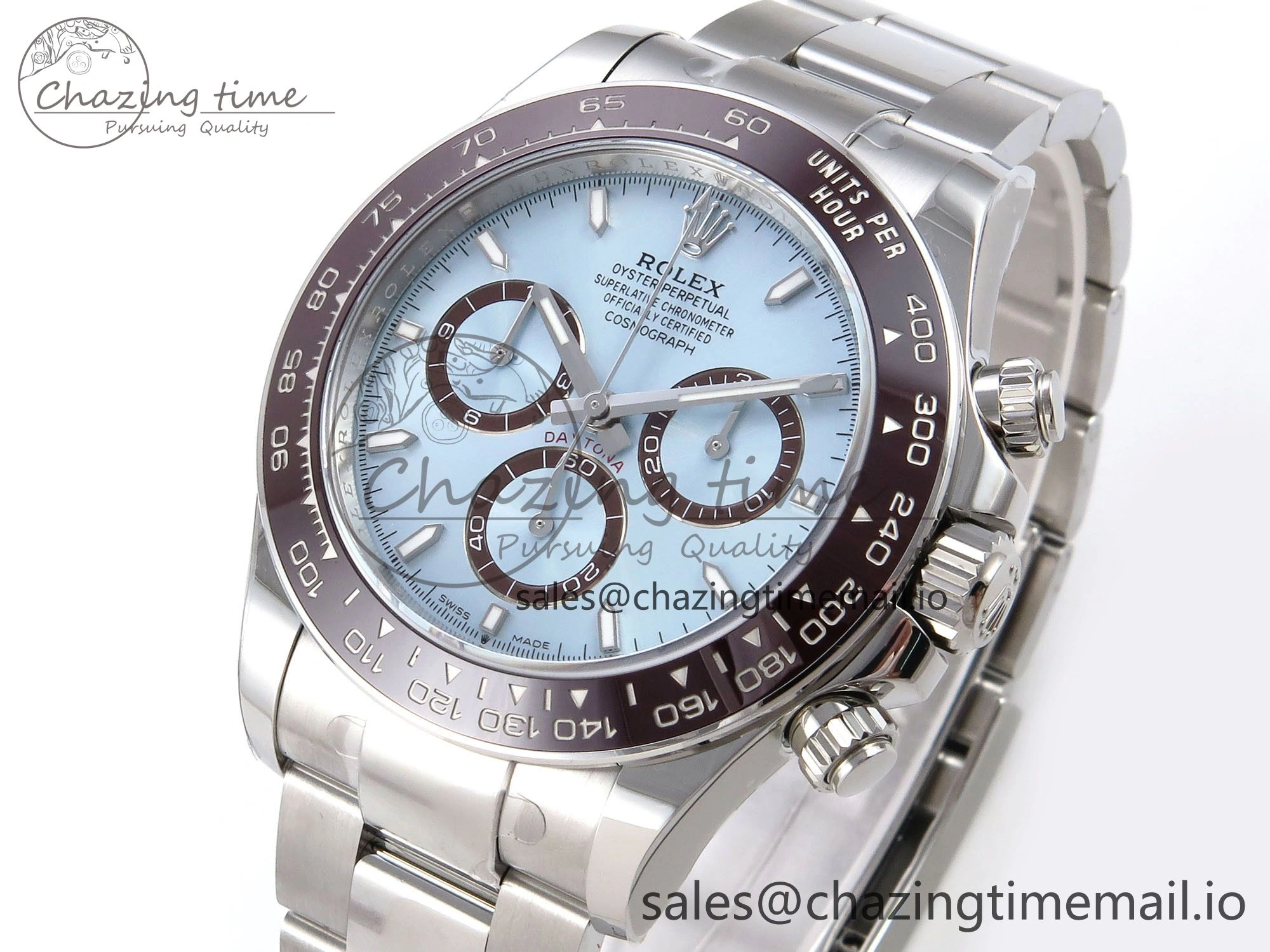 Daytona 126506 APSF 1:1 Best Edition 904L Steel Ice Blue Dial on SS Braclet SH4131