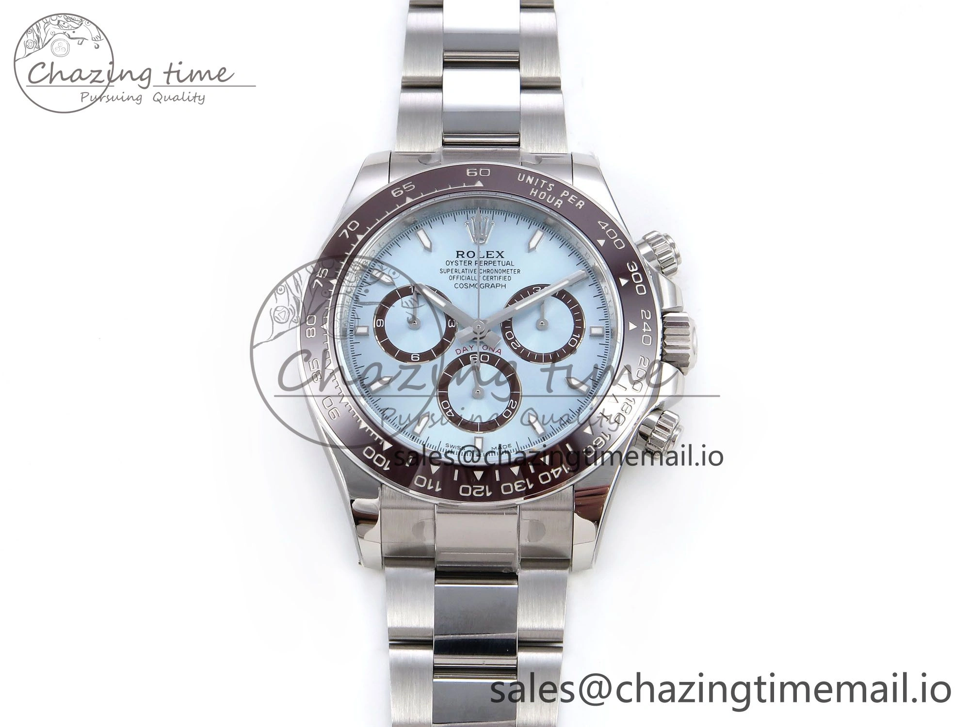 Daytona 126506 APSF 1:1 Best Edition 904L Steel Ice Blue Dial on SS Braclet SH4131