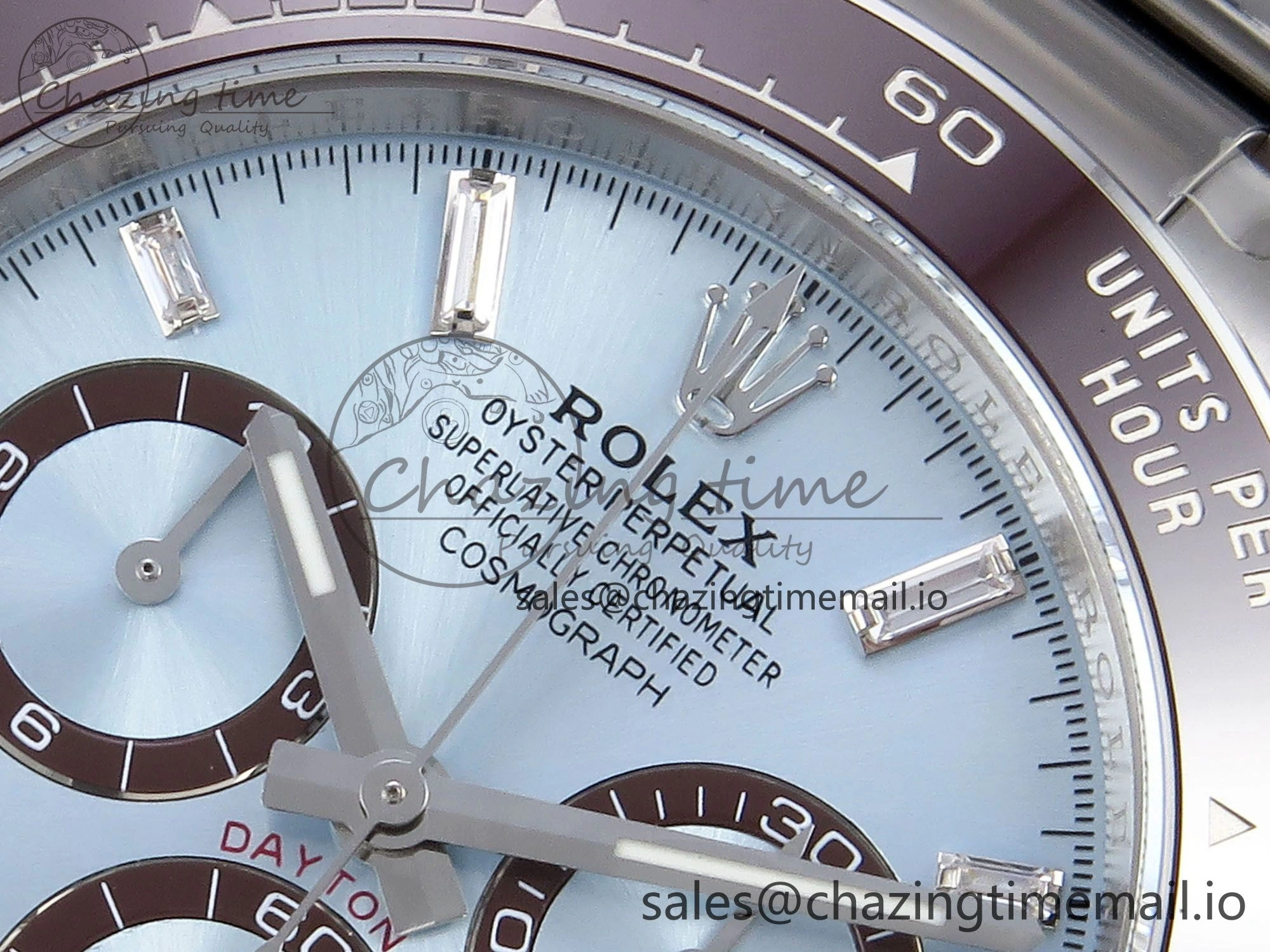 Daytona 126506 APSF 1:1 Best Edition 904L Steel Ice Blue Diamonds Markers Dial on SS Braclet SH4131