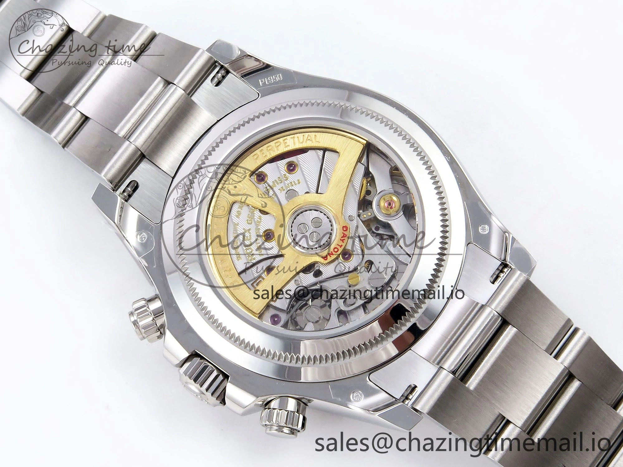 Daytona 126506 APSF 1:1 Best Edition 904L Steel Ice Blue Diamonds Markers Dial on SS Braclet SH4131