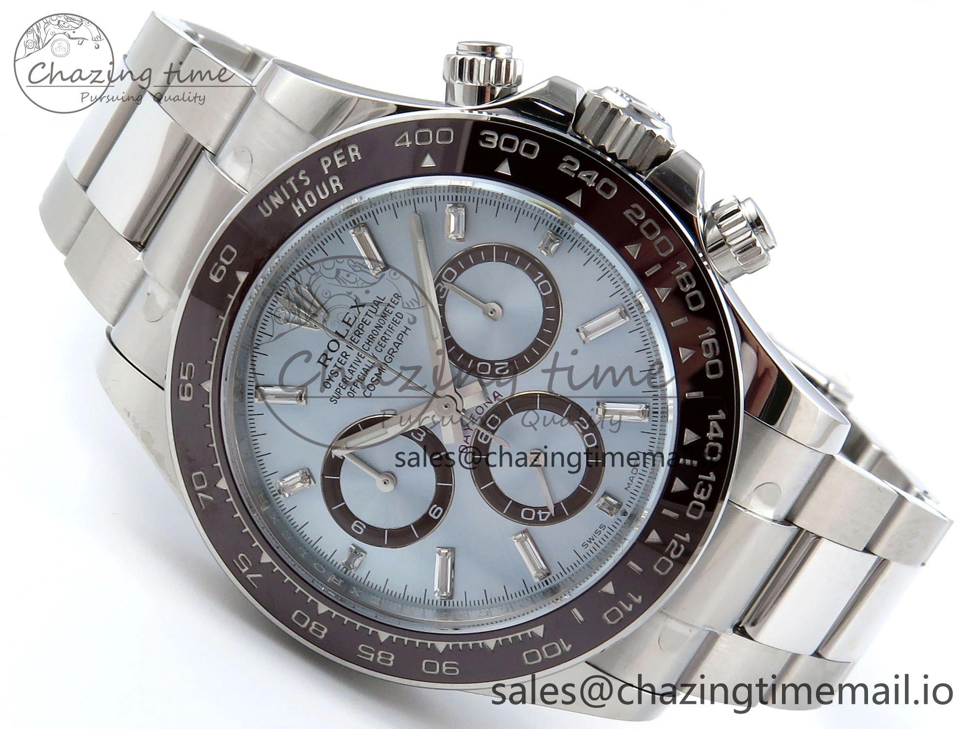 Daytona 126506 APSF 1:1 Best Edition Ice Blue Crystal Dial on SS Braclet SH4131