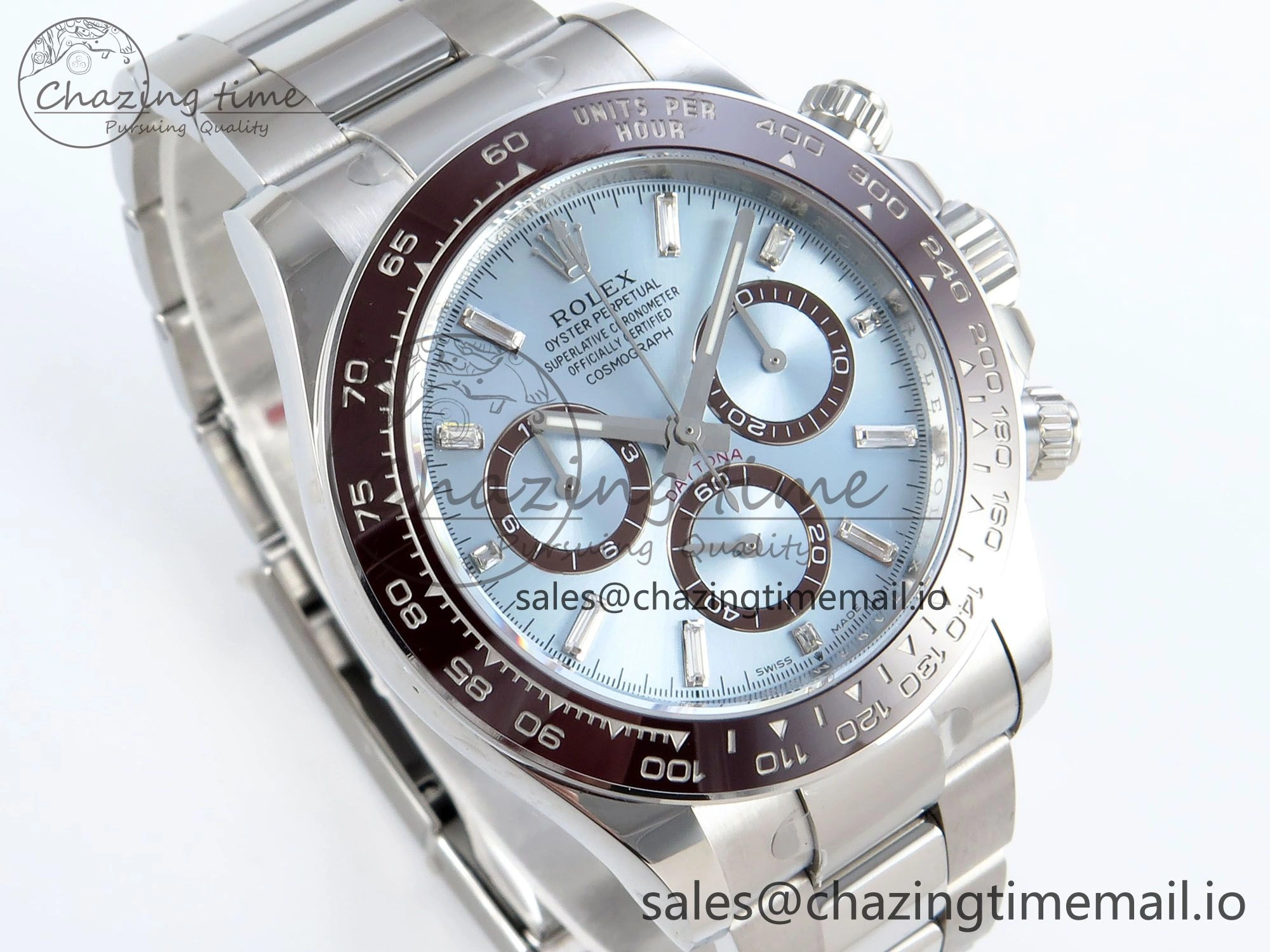 Daytona 126506 APSF 1:1 Best Edition Ice Blue Crystal Dial on SS Braclet SH4131