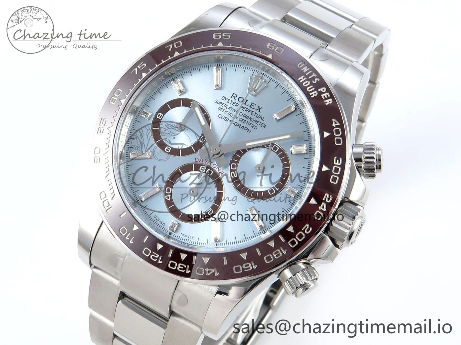 Daytona 126506 APSF 1:1 Best Edition Ice Blue Crystal Dial on SS Braclet SH4131