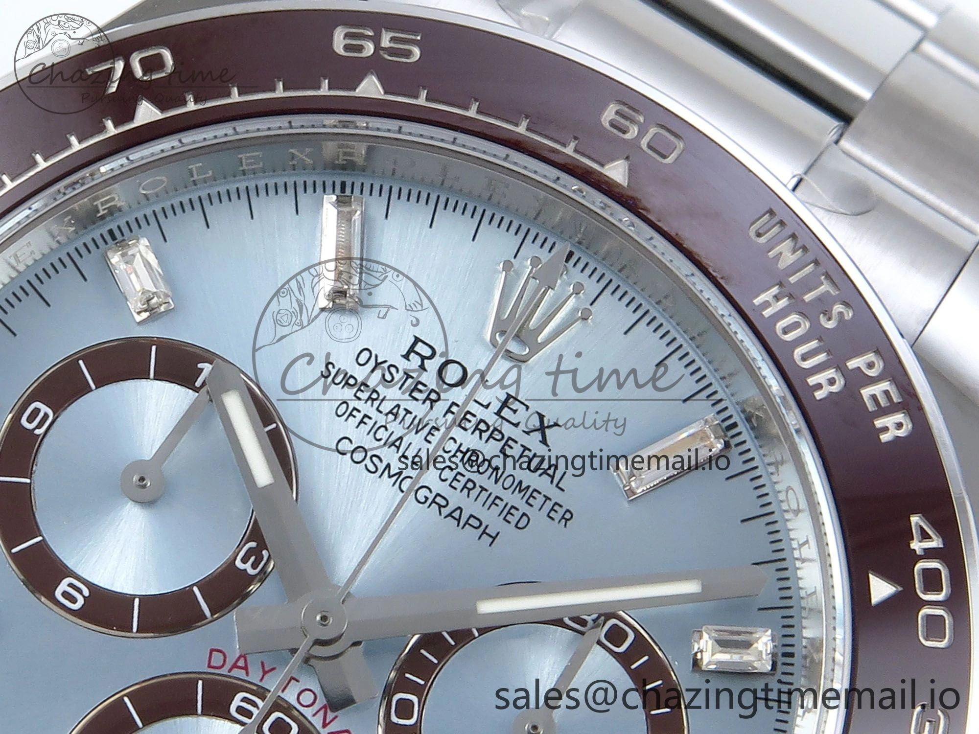 Daytona 126506 APSF 1:1 Best Edition Ice Blue Crystal Dial on SS Braclet SH4131