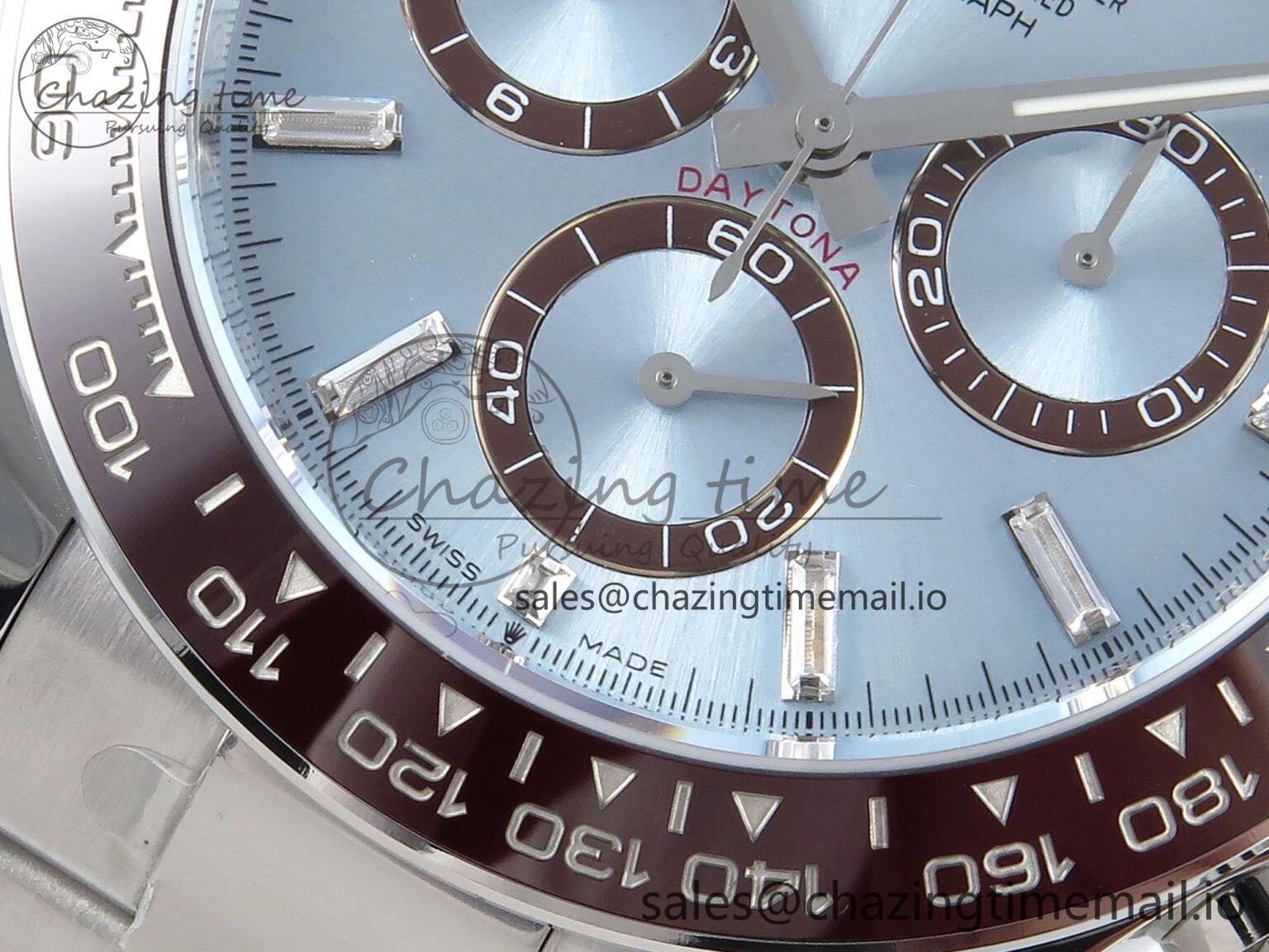 Daytona 126506 APSF 1:1 Best Edition Ice Blue Crystal Dial on SS Braclet SH4131