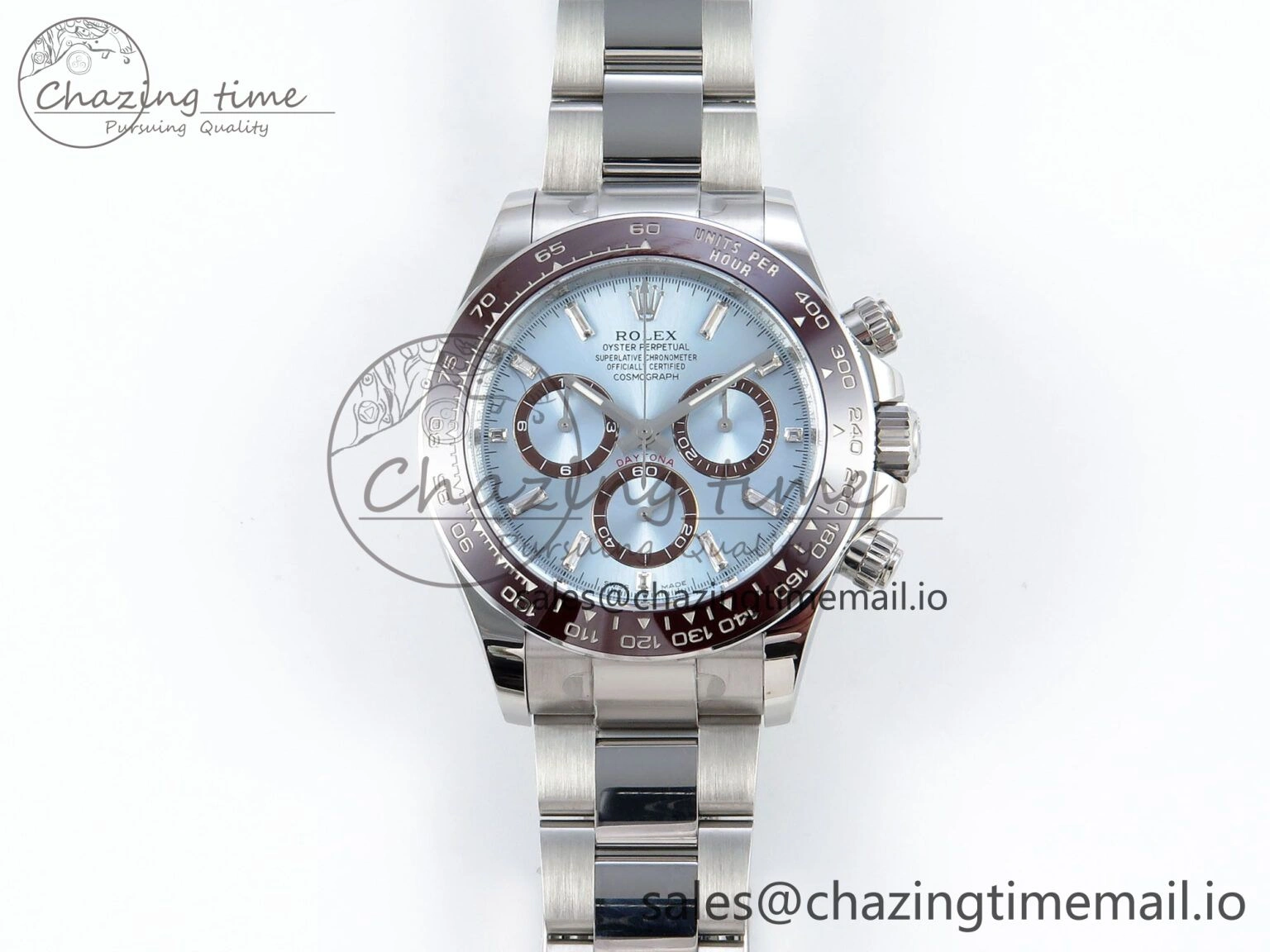 Daytona 126506 APSF 1:1 Best Edition Ice Blue Crystal Dial on SS Braclet SH4131