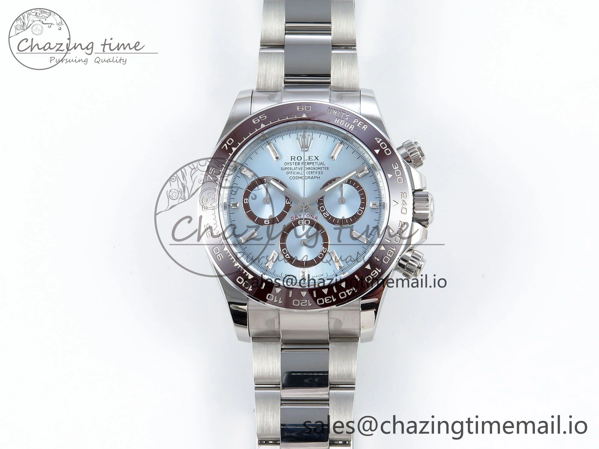 Daytona 126506 APSF 1:1 Best Edition Ice Blue Crystal Dial on SS Braclet SH4131
