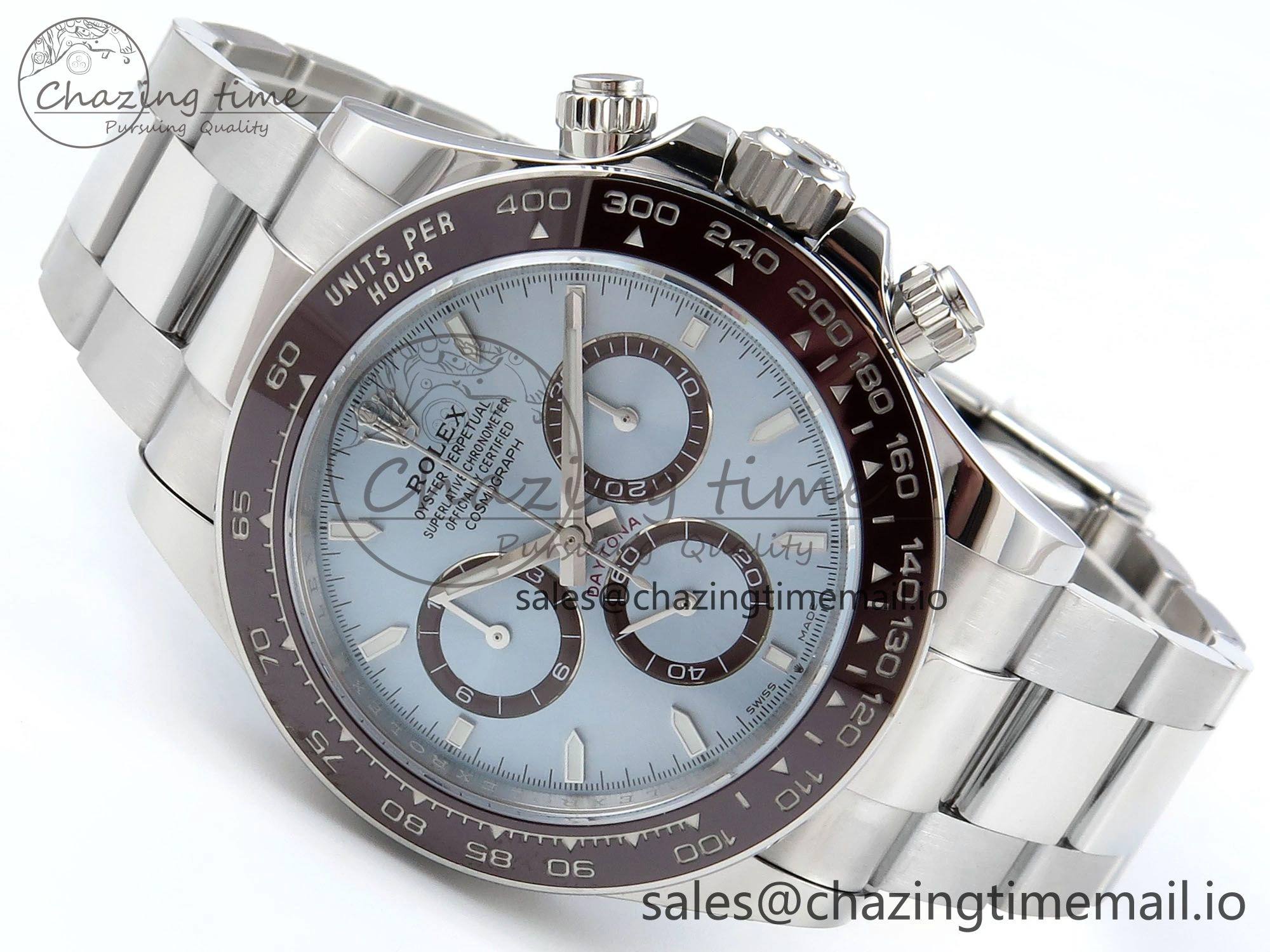 Daytona 126506 APSF 1:1 Best Edition Ice Blue Stick Dial on SS Braclet SH4131