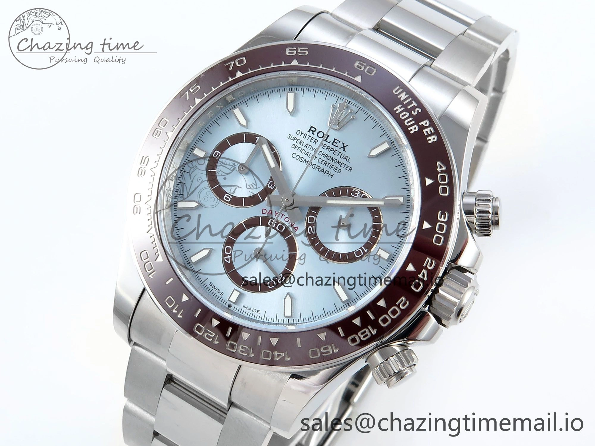 Daytona 126506 APSF 1:1 Best Edition Ice Blue Stick Dial on SS Braclet SH4131