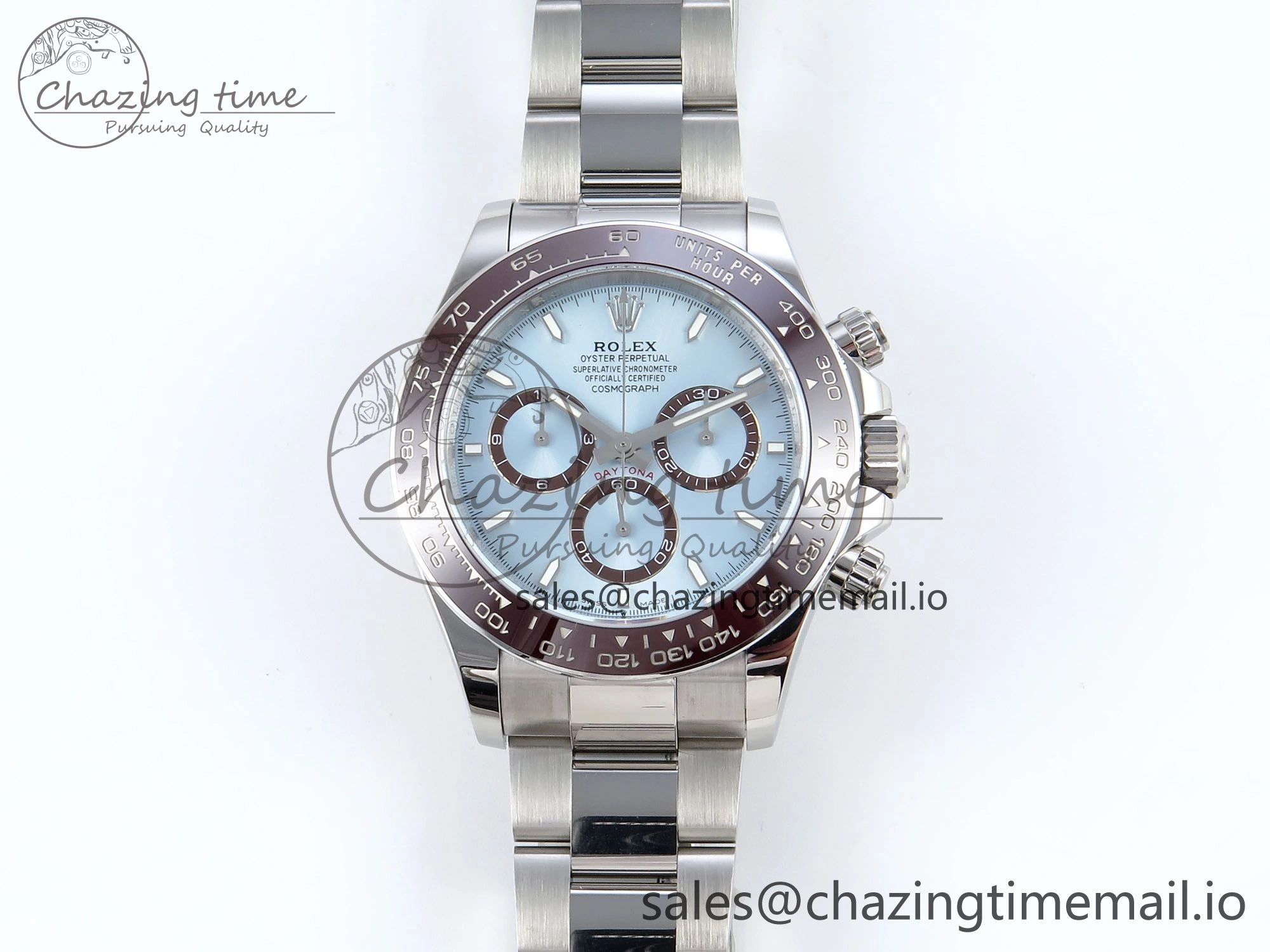 Daytona 126506 APSF 1:1 Best Edition Ice Blue Stick Dial on SS Braclet SH4131
