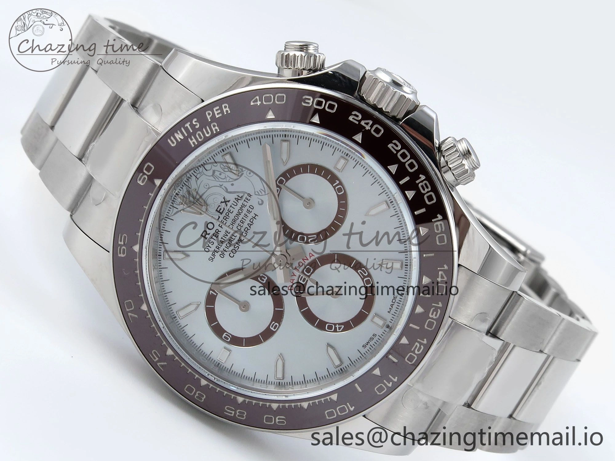 Daytona 126506 AR+F 1:1 Best Edition Ice Blue Dial Lume Marker on SS Braclet SH4131