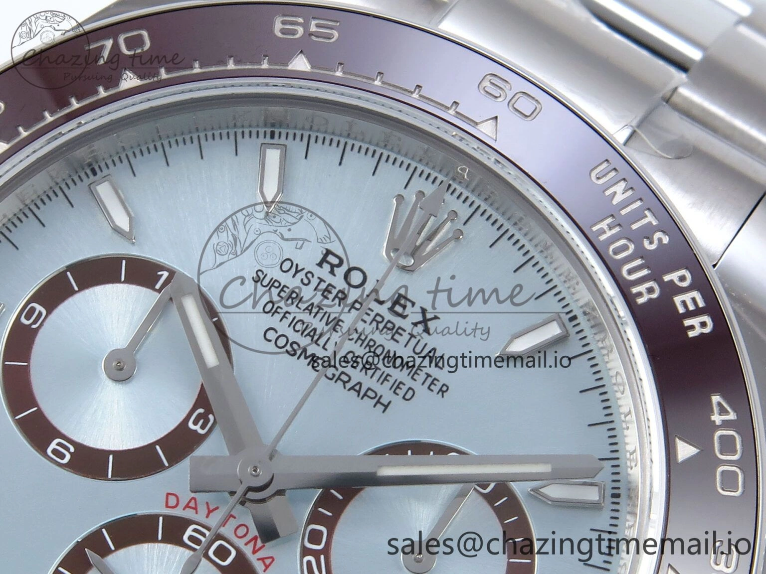 Daytona 126506 AR+F 1:1 Best Edition Ice Blue Dial Lume Marker on SS Braclet SH4131