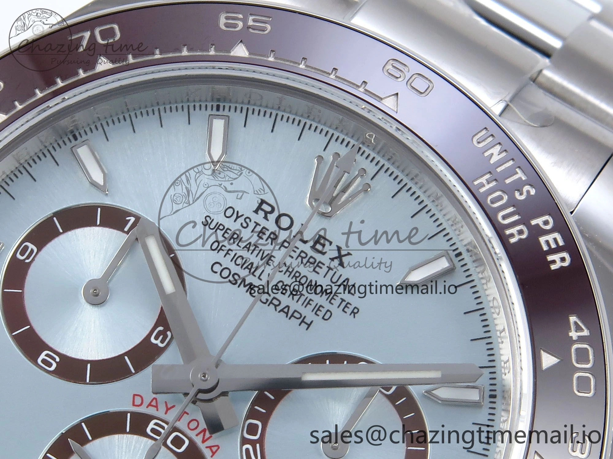 Daytona 126506 AR+F 1:1 Best Edition Ice Blue Dial Lume Marker on SS Braclet SH4131