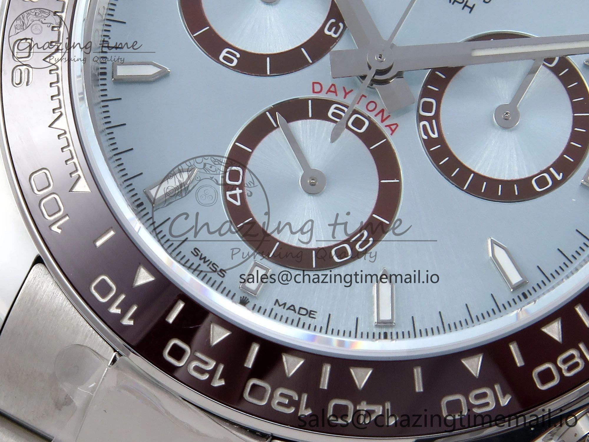 Daytona 126506 AR+F 1:1 Best Edition Ice Blue Dial Lume Marker on SS Braclet SH4131