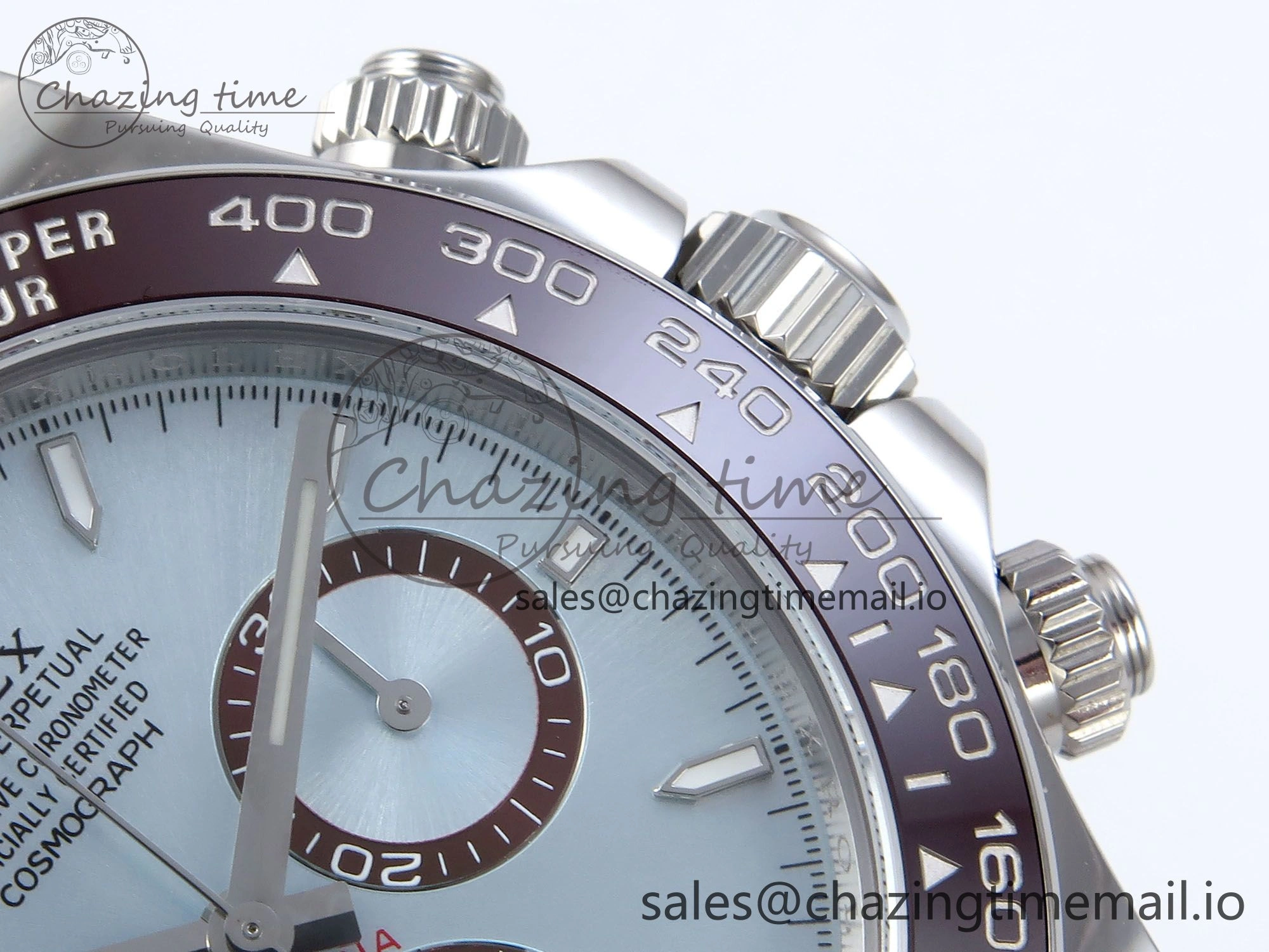 Daytona 126506 AR+F 1:1 Best Edition Ice Blue Dial Lume Marker on SS Braclet SH4131