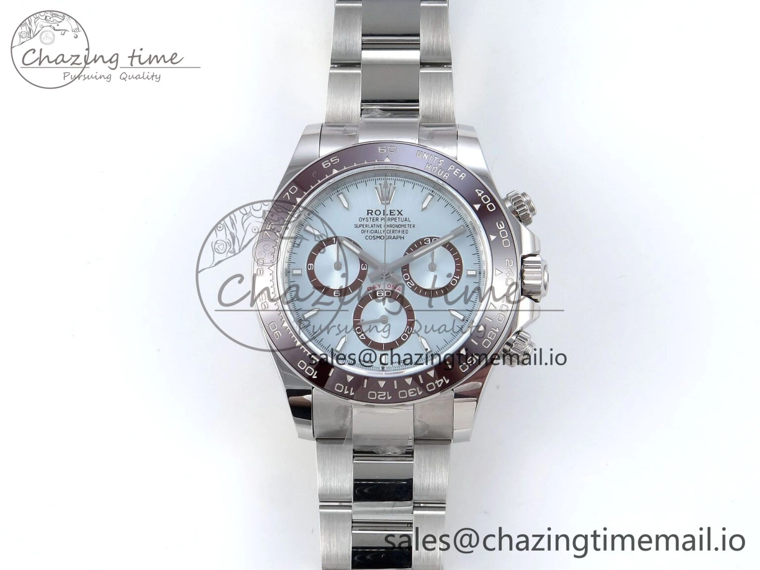 Daytona 126506 AR+F 1:1 Best Edition Ice Blue Dial Lume Marker on SS Braclet SH4131