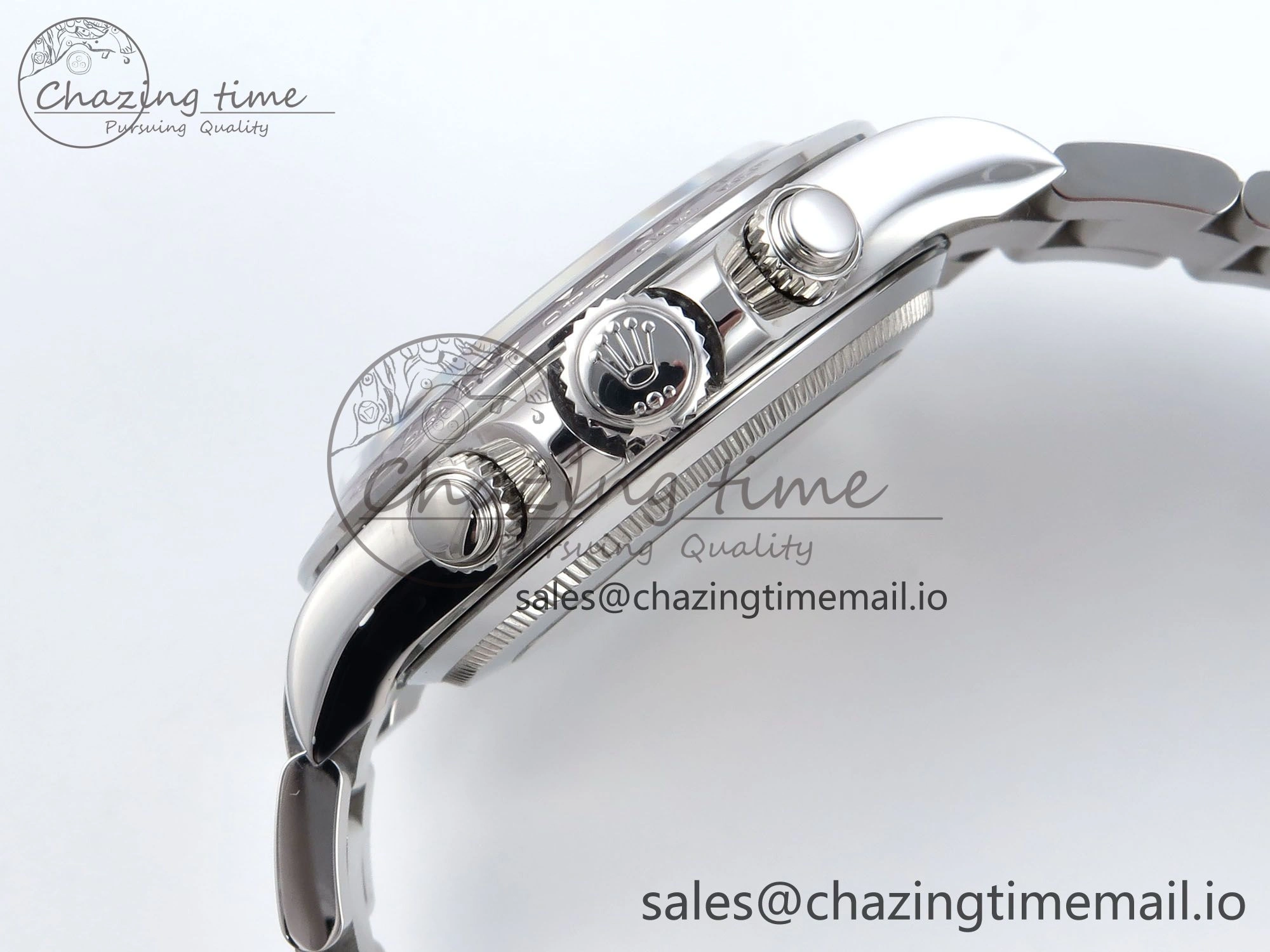 Daytona 126506 AR+F 1:1 Best Edition Ice Blue Diamonds Dial Lume Marker on SS Braclet SH4131