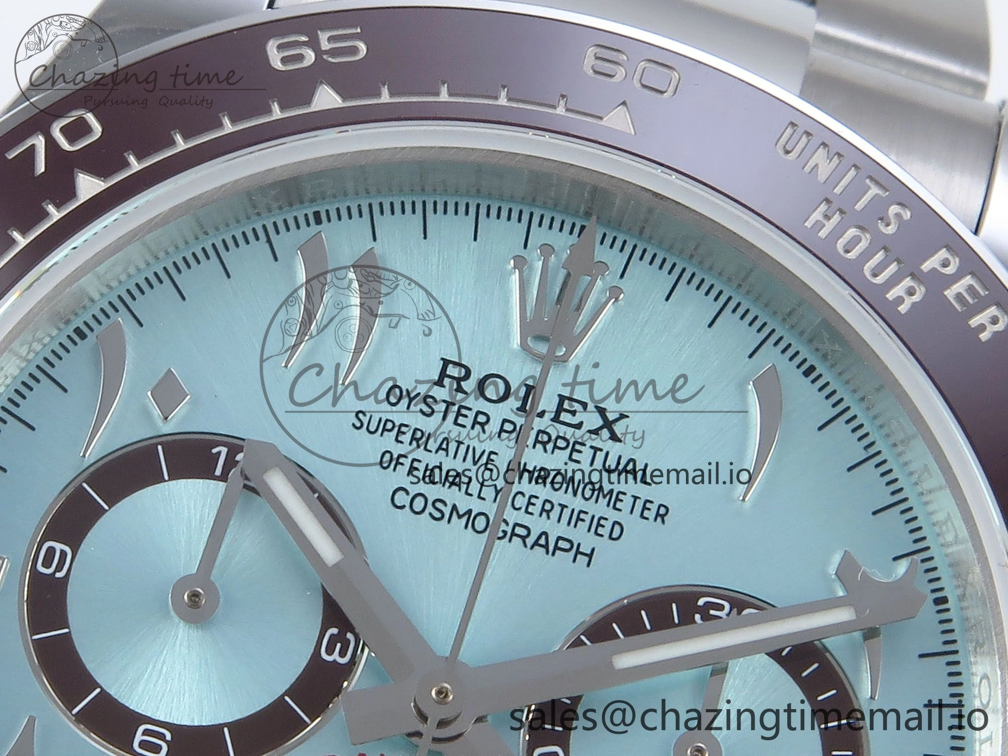 Daytona 126506 Arabic QF 1:1 Best Edition Ice Blue Dial on SS Bracelet QF4131 V10