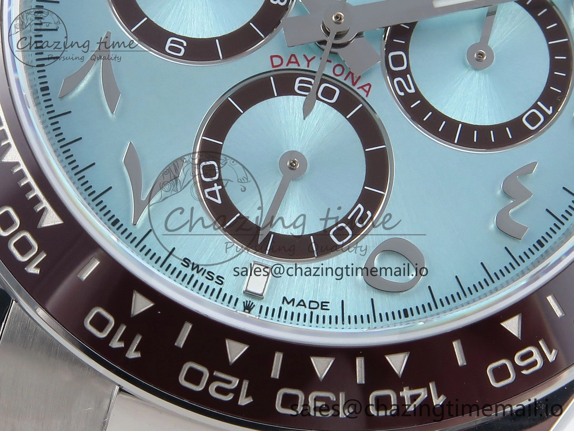 Daytona 126506 Arabic QF 1:1 Best Edition Ice Blue Dial on SS Bracelet QF4131 V10