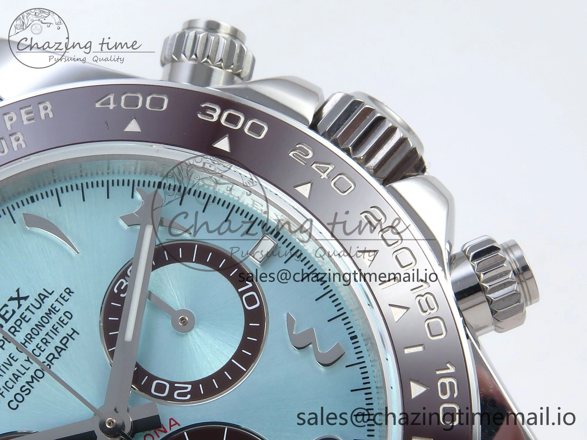 Daytona 126506 Arabic QF 1:1 Best Edition Ice Blue Dial on SS Bracelet QF4131 V10