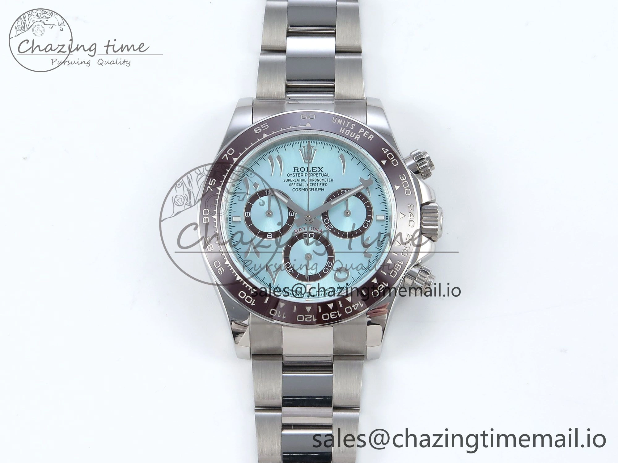 Daytona 126506 Arabic QF 1:1 Best Edition Ice Blue Dial on SS Bracelet QF4131 V10