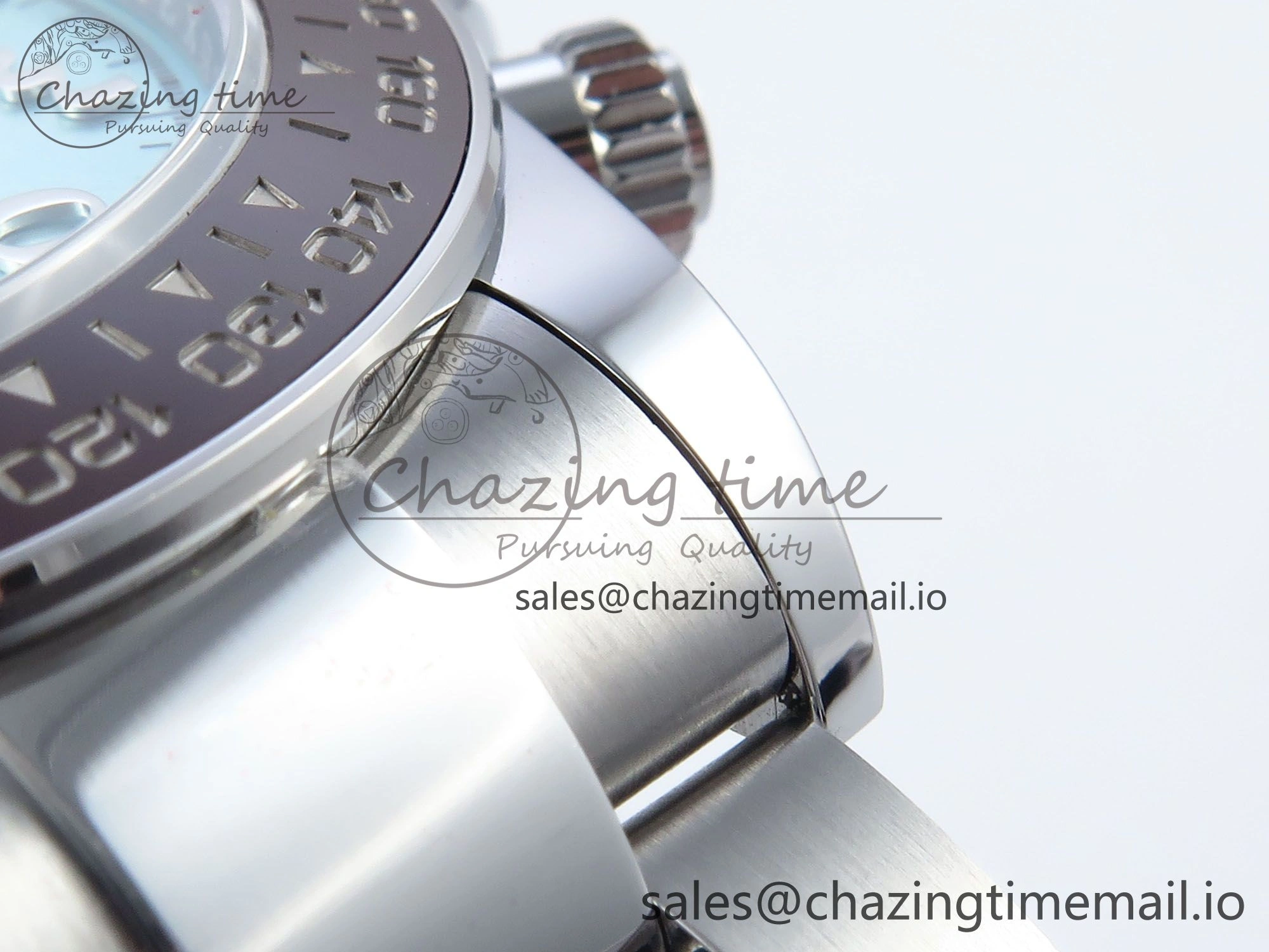 Daytona 126506 Arabic QF 1:1 Best Edition Ice Blue Dial on SS Bracelet SH4131 V6 (Gain Weight)