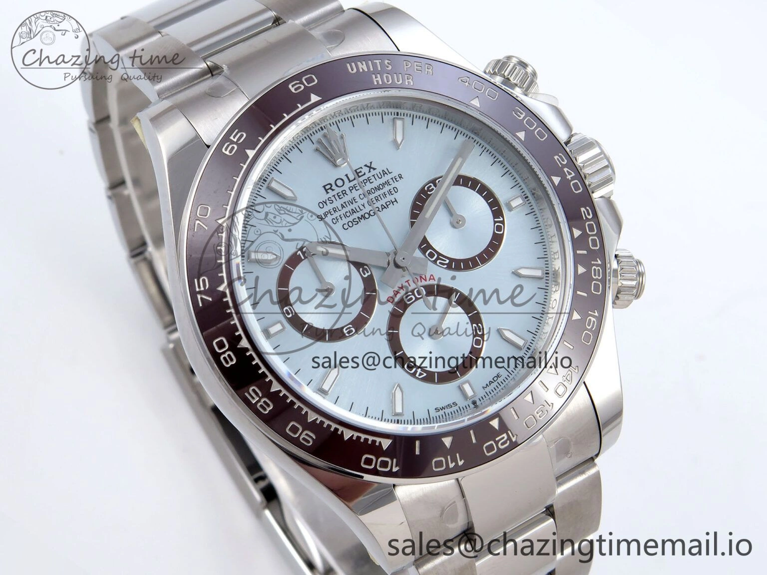 Daytona 126506 QF+ 1:1 Best Edition 904L Steel Ice Blue Dial on SS Bracelet SH4131