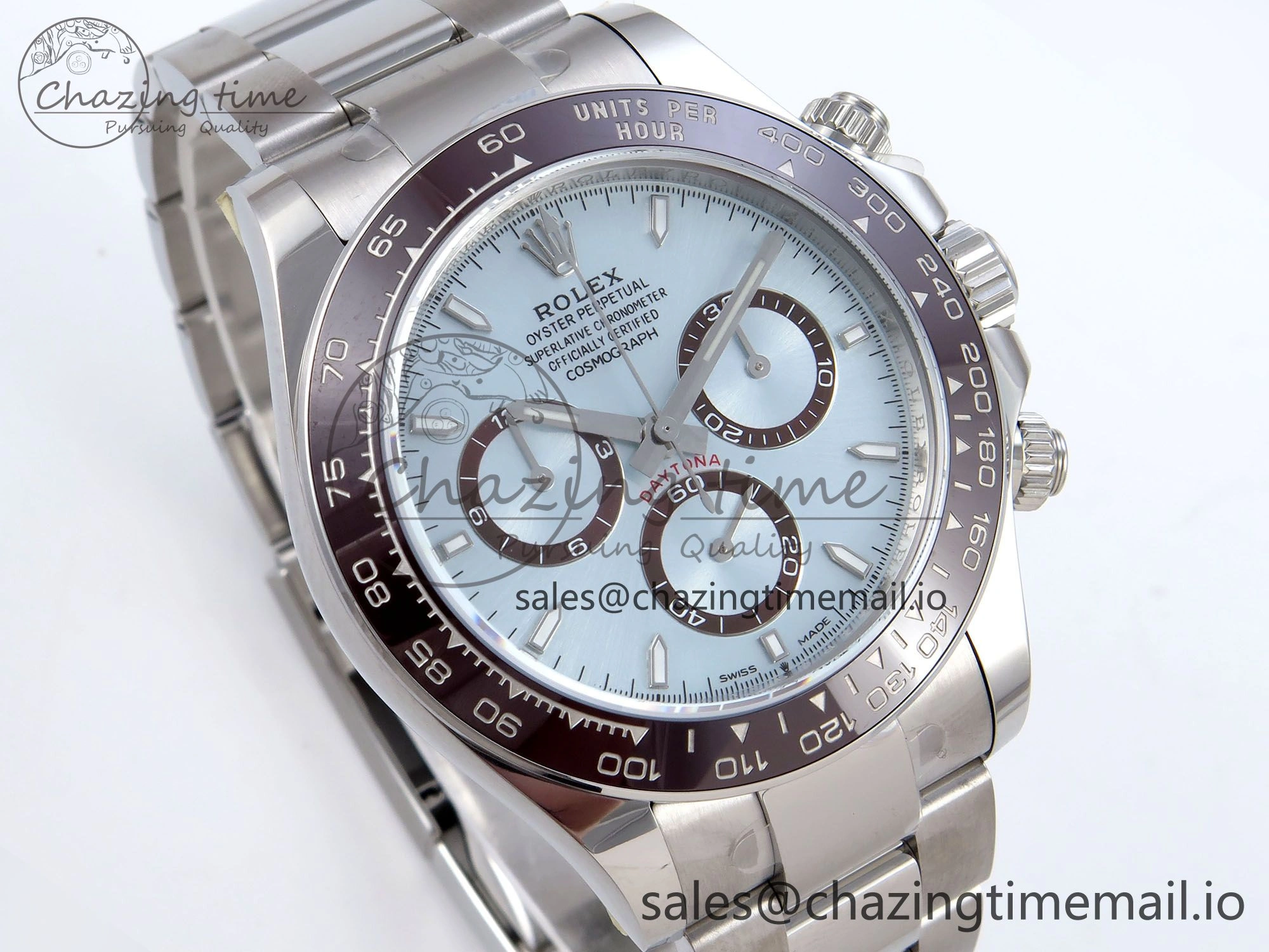 Daytona 126506 QF+ 1:1 Best Edition 904L Steel Ice Blue Dial on SS Bracelet SH4131