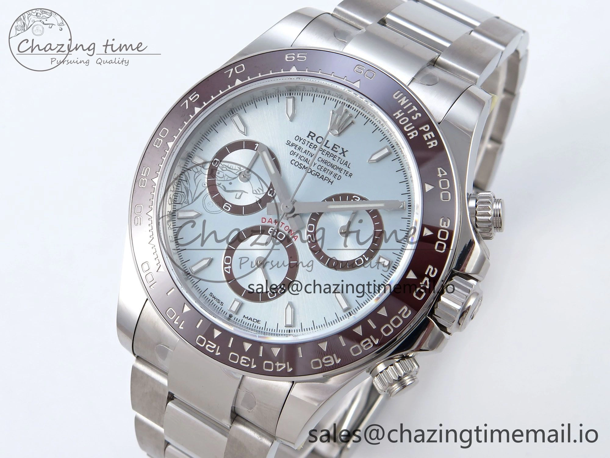 Daytona 126506 QF+ 1:1 Best Edition 904L Steel Ice Blue Dial on SS Bracelet SH4131