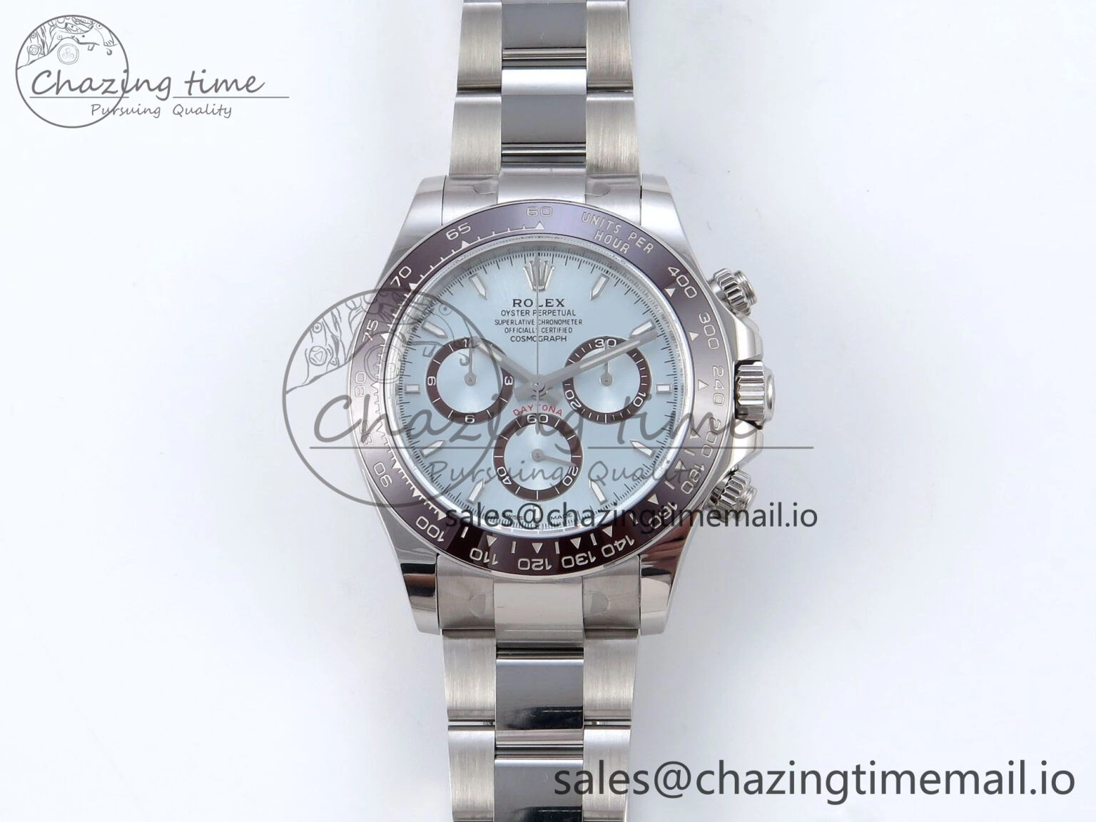 Daytona 126506 QF+ 1:1 Best Edition 904L Steel Ice Blue Dial on SS Bracelet SH4131