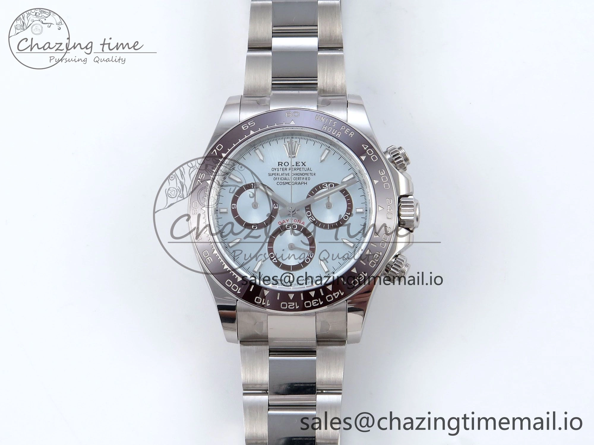 Daytona 126506 QF+ 1:1 Best Edition 904L Steel Ice Blue Dial on SS Bracelet SH4131
