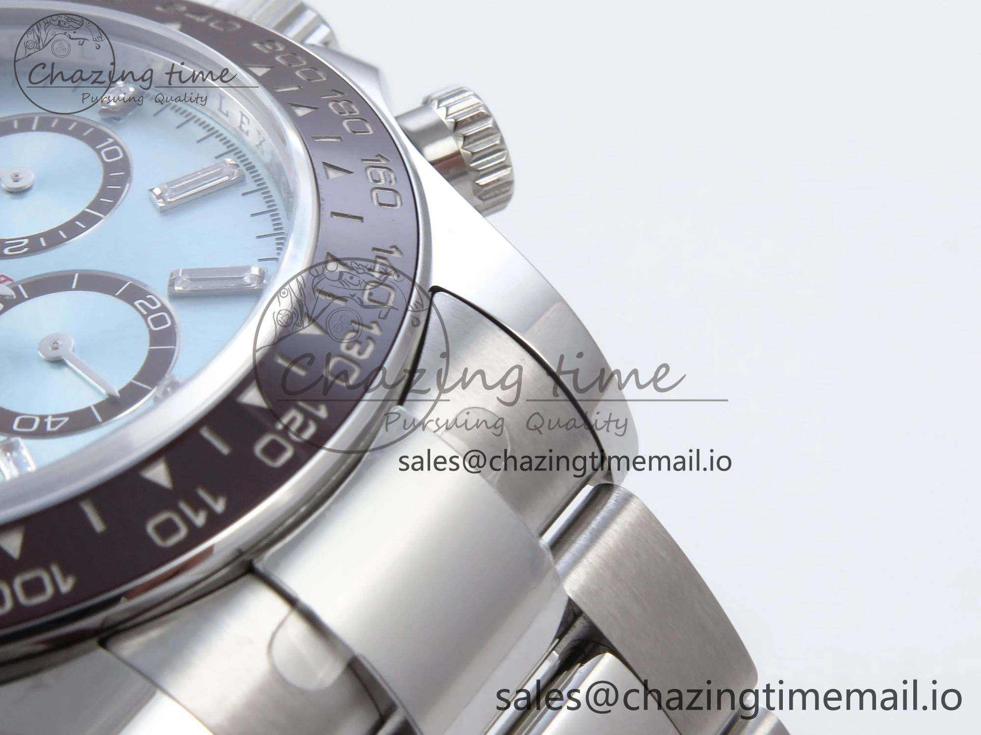 Daytona 126506 QF+ 1:1 Best Edition 904L Steel Ice Blue Diamonds Dial on SS Bracelet SH4131