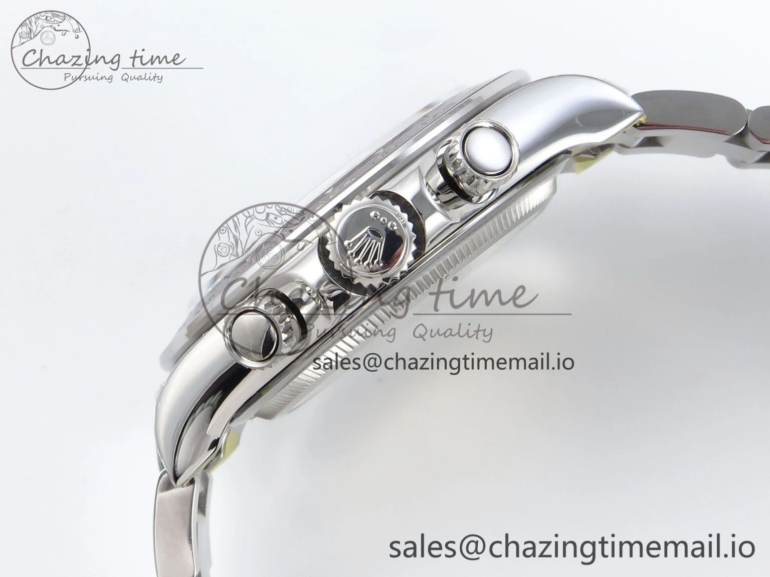 Daytona 126506 QF 1:1 Best Edition Ice Blue Crystal Dial on SS Bracelet Strap SH4131 V5