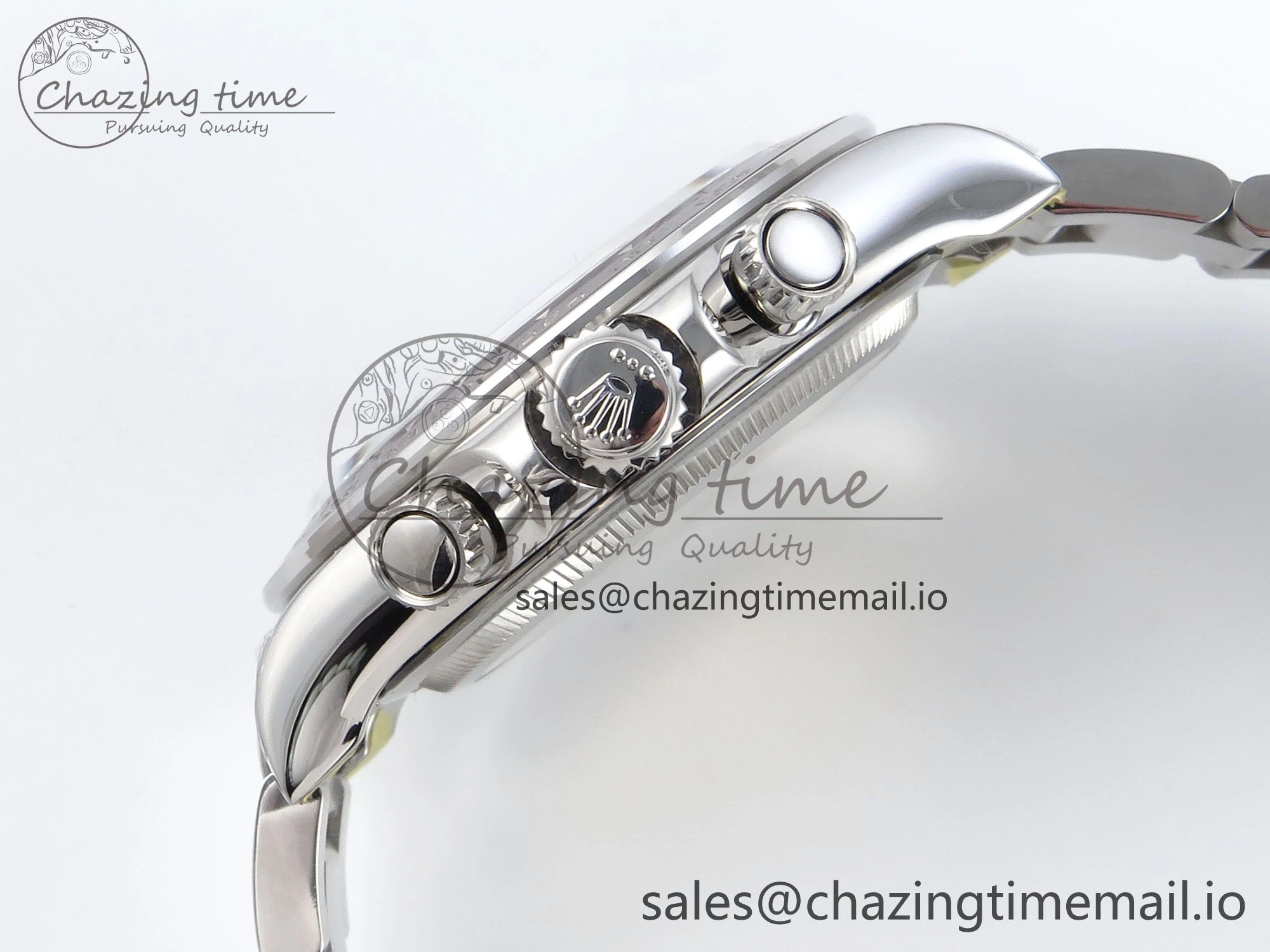 Daytona 126506 QF 1:1 Best Edition Ice Blue Crystal Dial on SS Bracelet Strap SH4131 V5