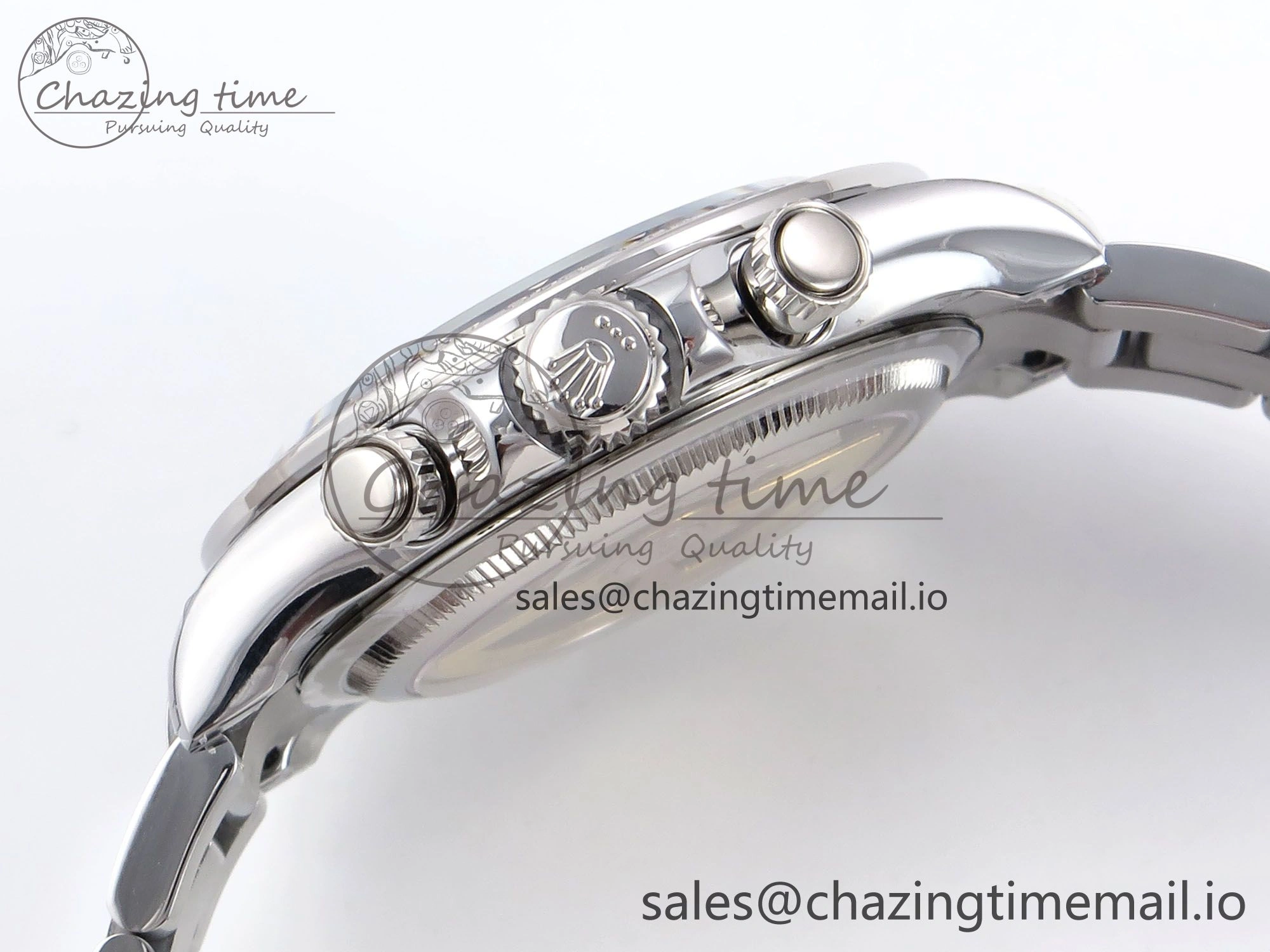 Daytona 126506 QF 1:1 Best Edition Ice Blue Dial Crystal Marker on SS YG Bracelet SH4131 V6 (Gain Weight）