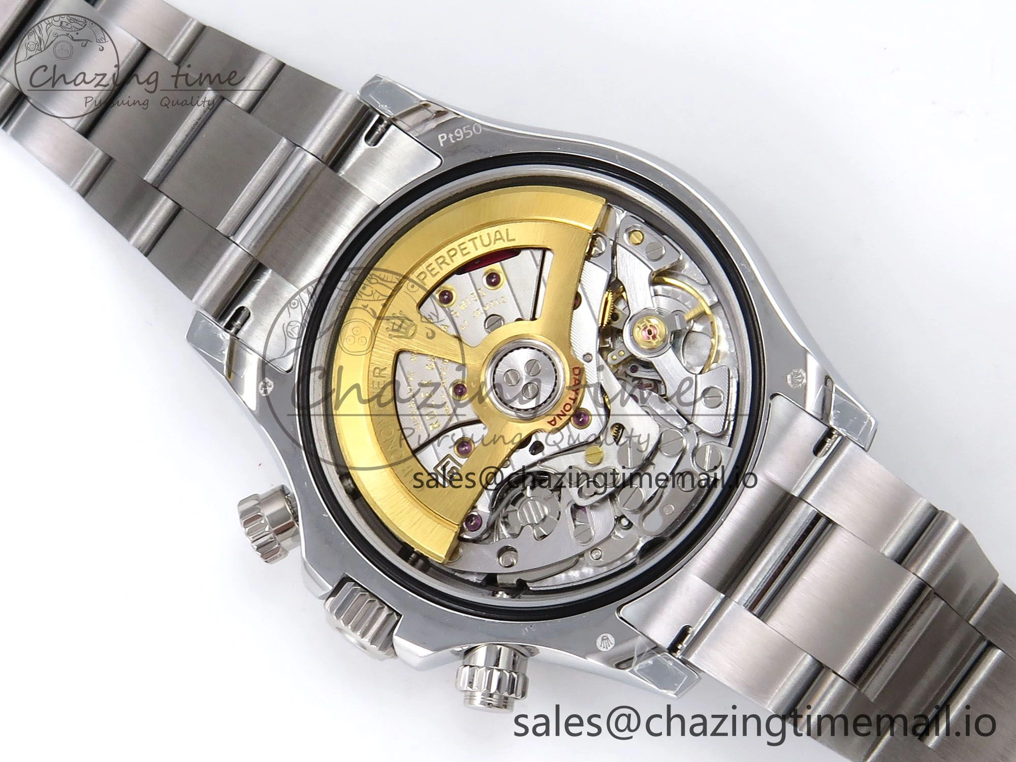Daytona 126506 QF 1:1 Best Edition Ice Blue Dial Crystal Marker on SS YG Bracelet SH4131 V6 (Gain Weight）
