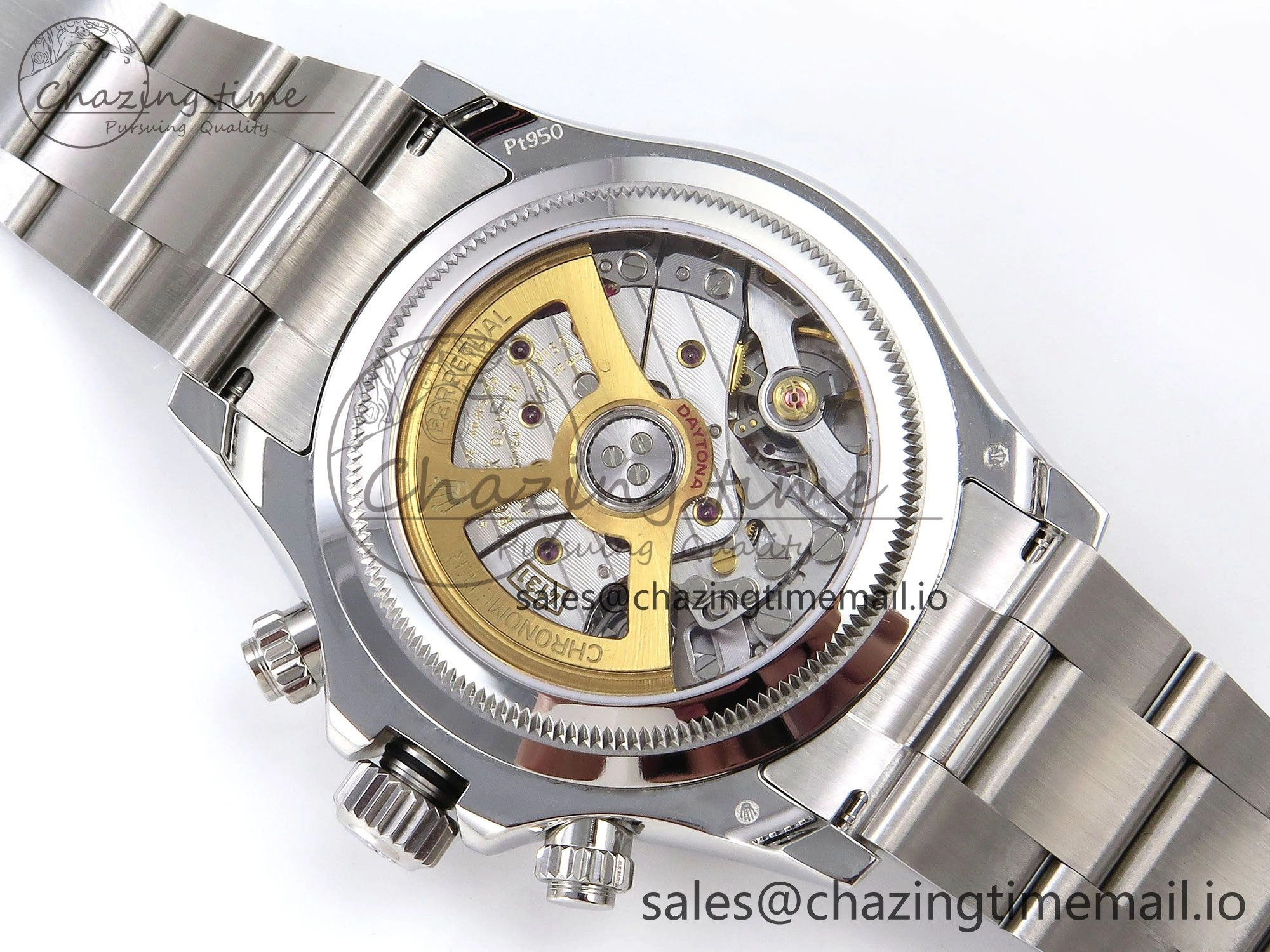Daytona 126506 QF 1:1 Best Edition Ice Blue Dial Crystal Marker on SS YG Braclet SH4131 V5