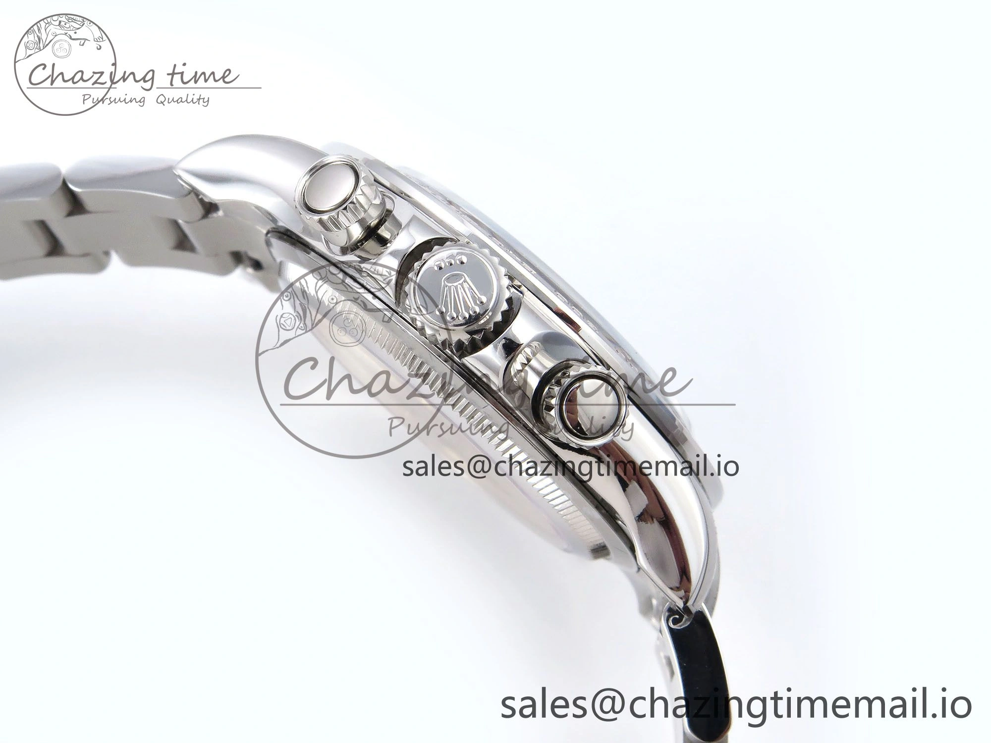 Daytona 126506 QF 1:1 Best Edition Ice Blue Dial Crystal Marker on SS YG Braclet SH4131 V5
