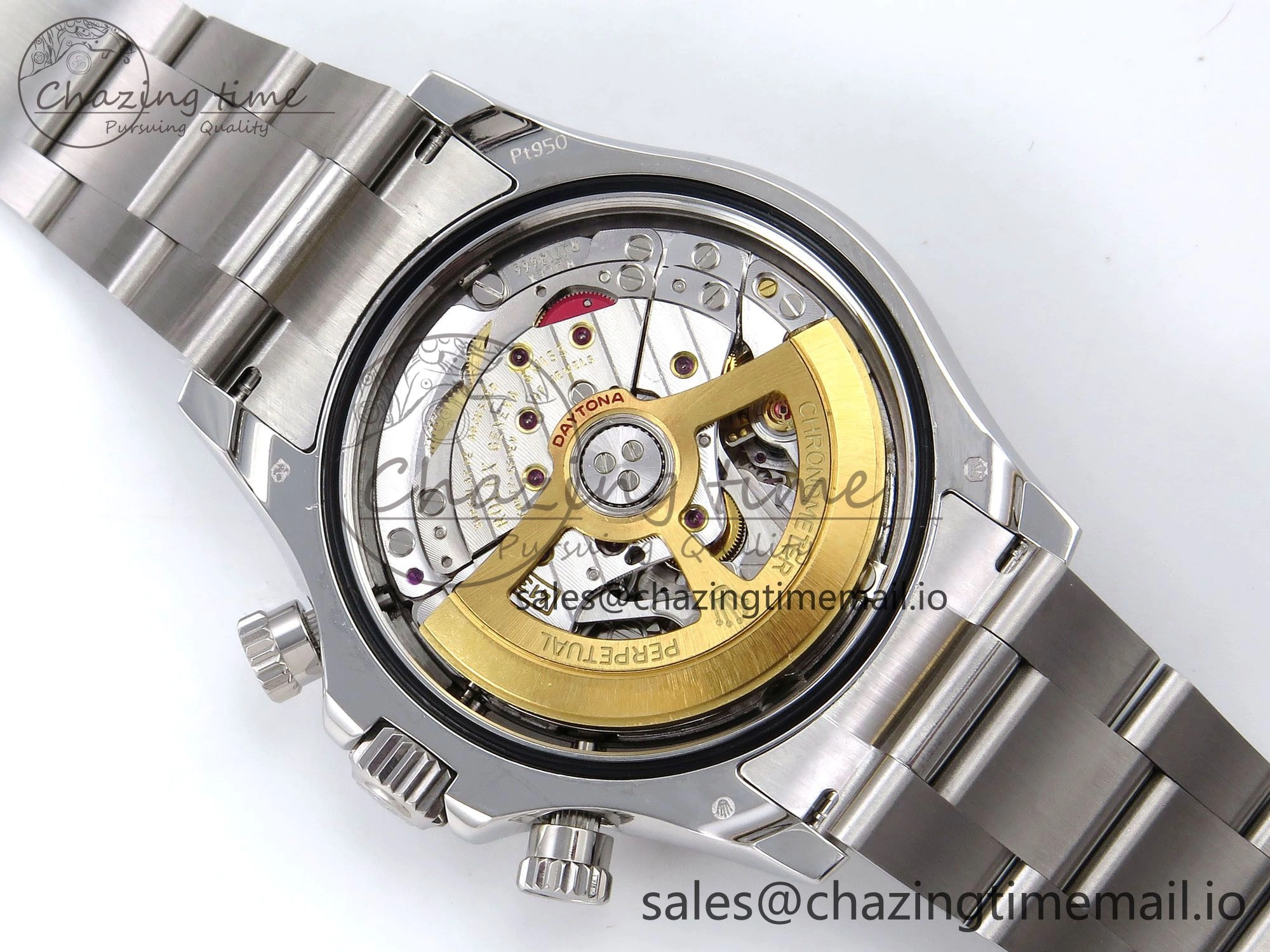 Daytona 126506 QF 1:1 Best Edition Ice Blue Dial Crystal Marker on SS YG Braclet SH4131 V5