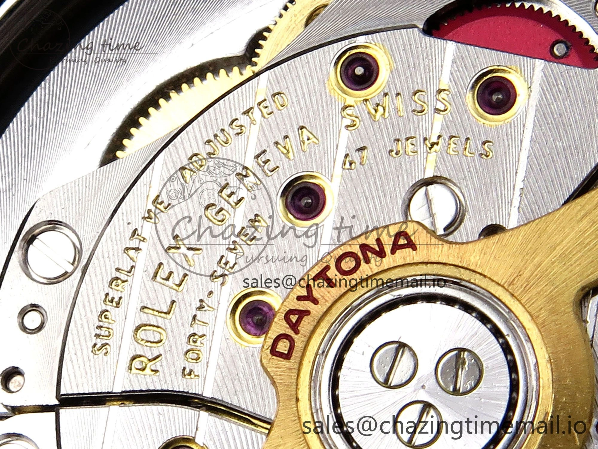 Daytona 126506 QF 1:1 Best Edition Ice Blue Dial Crystal Marker on SS YG Braclet SH4131 V5