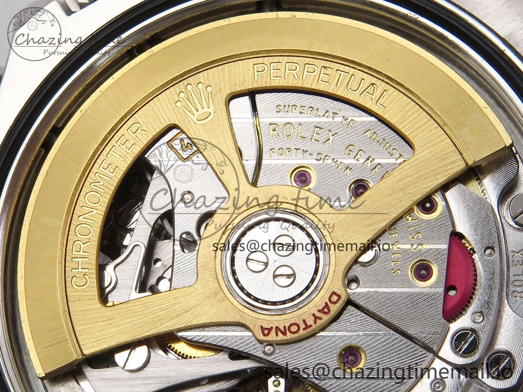 Daytona 126506 QF 1:1 Best Edition Ice Blue Dial Crystal Marker on SS YG Braclet SH4131 V5