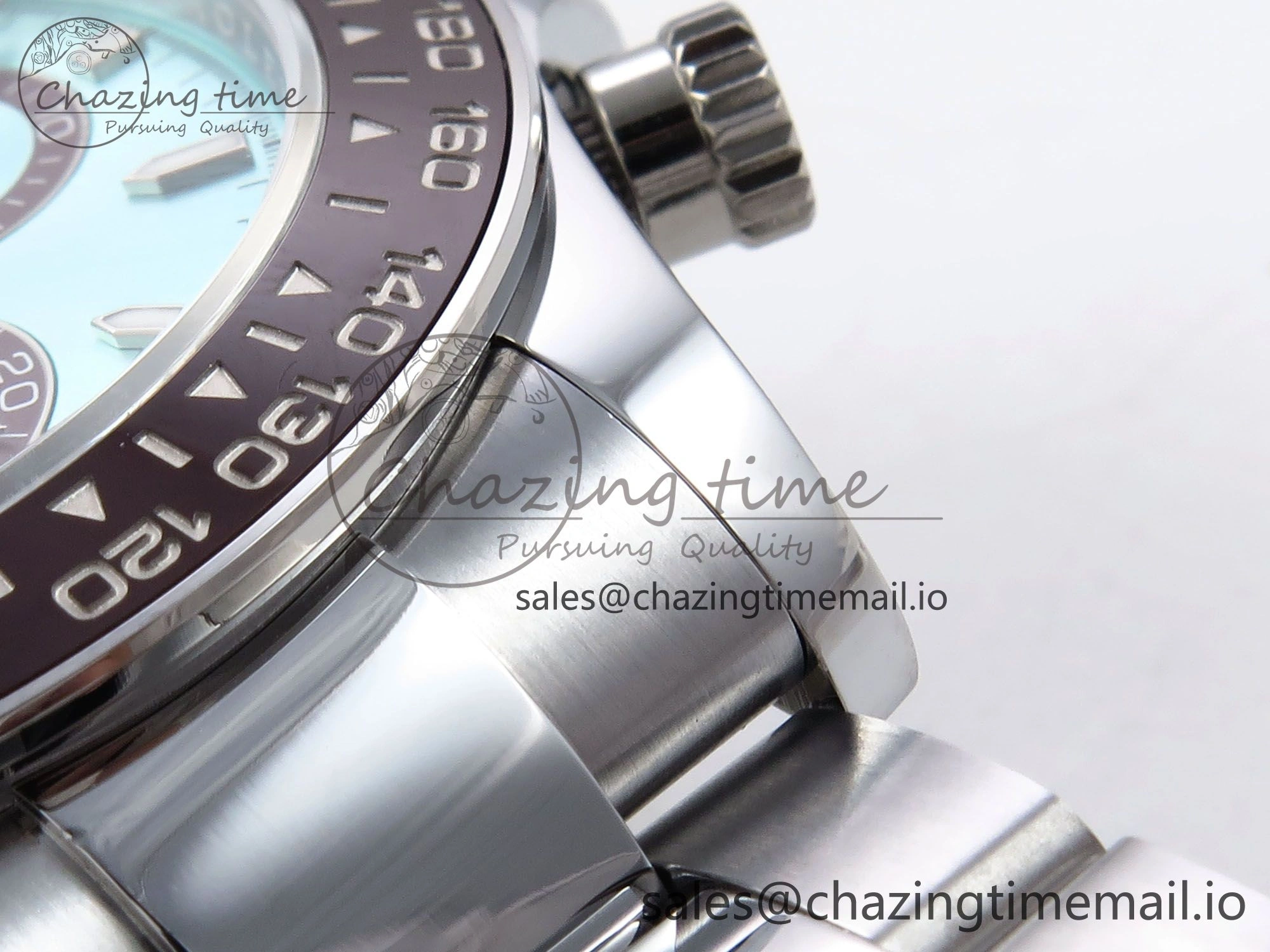 Daytona 126506 QF 1:1 Best Edition Ice Blue Dial Lume Marker on SS YG Bracelet SH4131 V6 (Gain Weight）