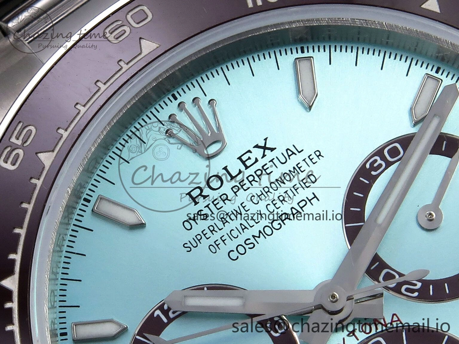 Daytona 126506 QF 1:1 Best Edition Ice Blue Dial Lume Marker on SS YG Braclet SH4131 V5