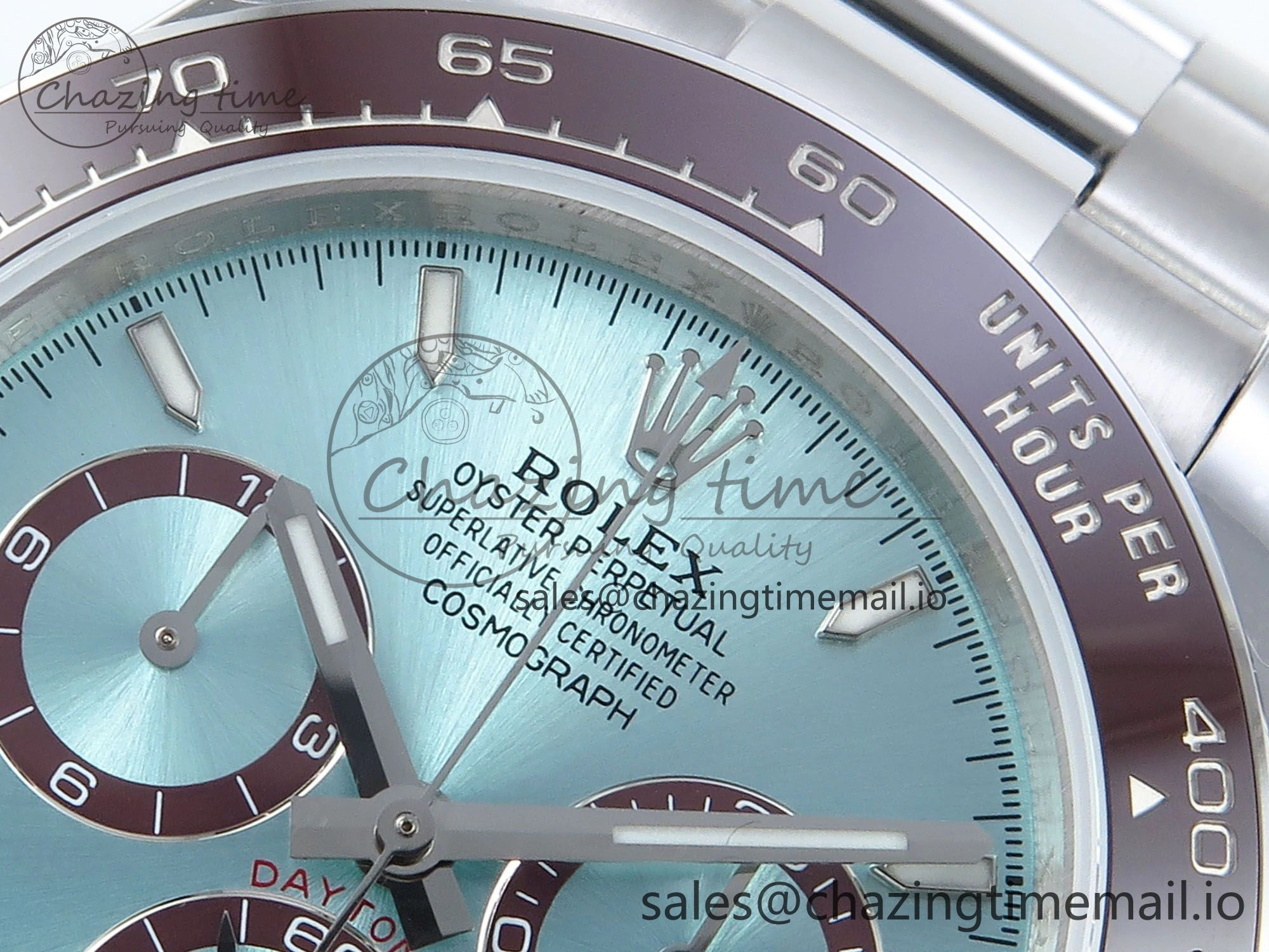 Daytona 126506 QF 1:1 Best Edition Ice Blue Dial on SS Bracelet Strap SH4131 V5
