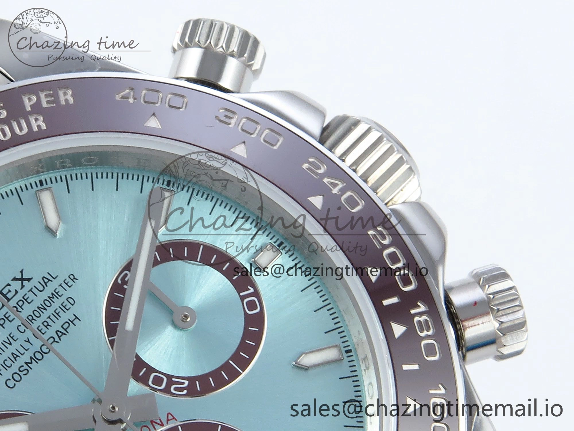 Daytona 126506 QF 1:1 Best Edition Ice Blue Dial on SS Bracelet Strap SH4131 V5