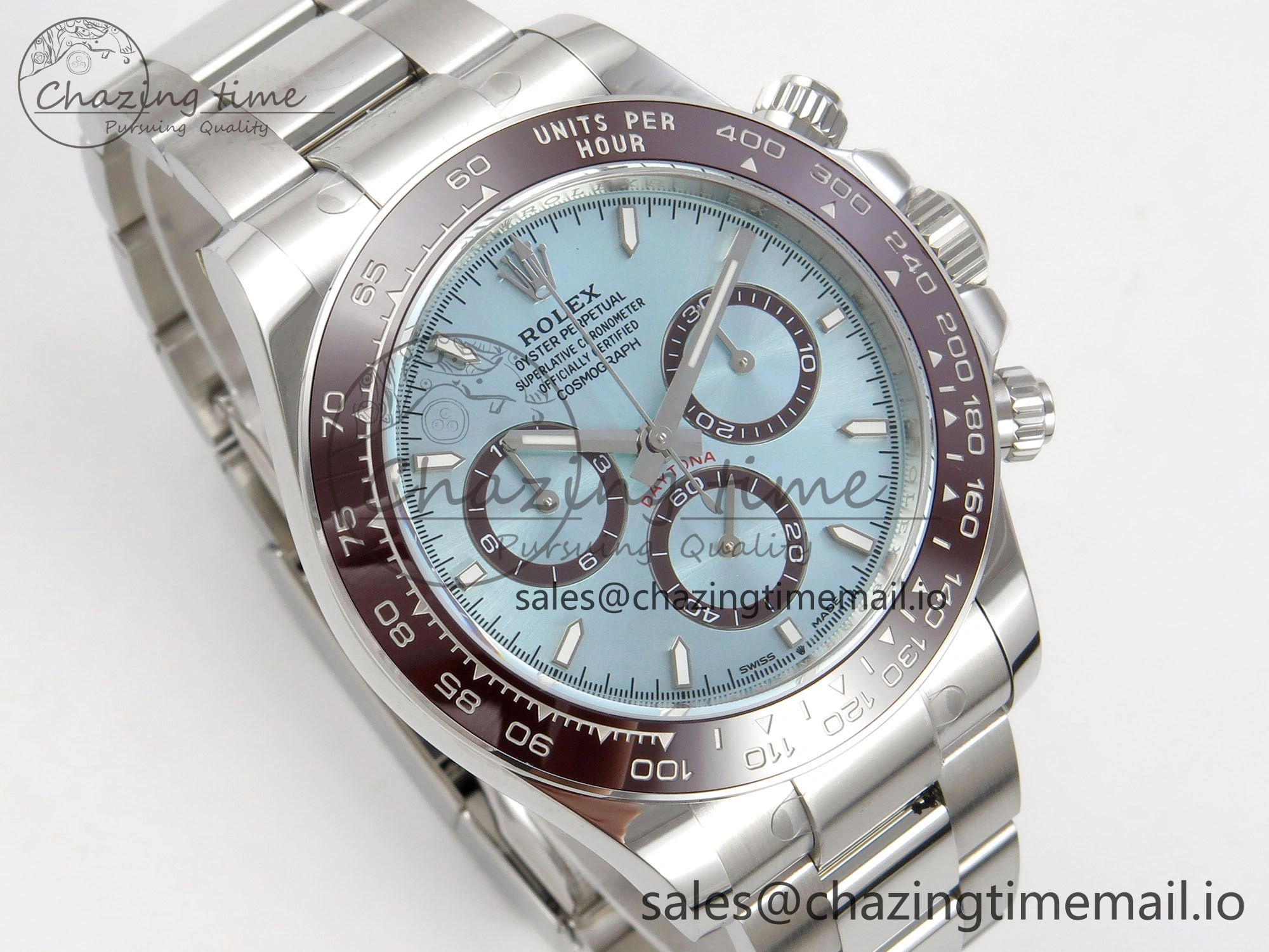 Daytona 126506 THBF 1:1 Best Edition 904L Steel Ice Blue Dial on SS Bracelet SH4131