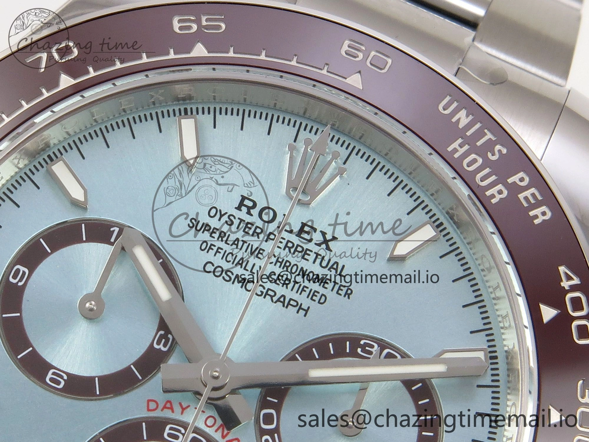 Daytona 126506 THBF 1:1 Best Edition 904L Steel Ice Blue Dial on SS Bracelet SH4131