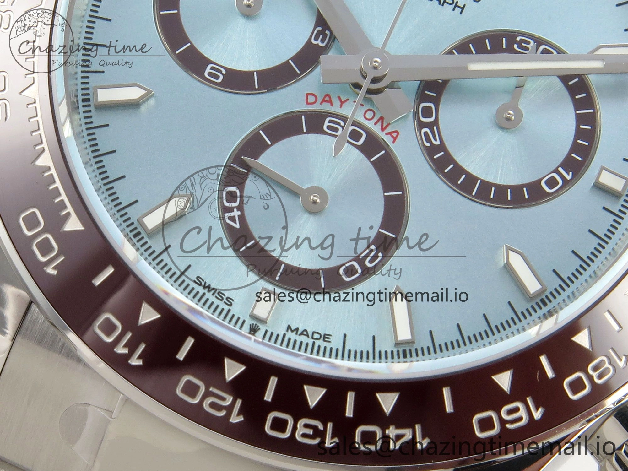 Daytona 126506 THBF 1:1 Best Edition 904L Steel Ice Blue Dial on SS Bracelet SH4131