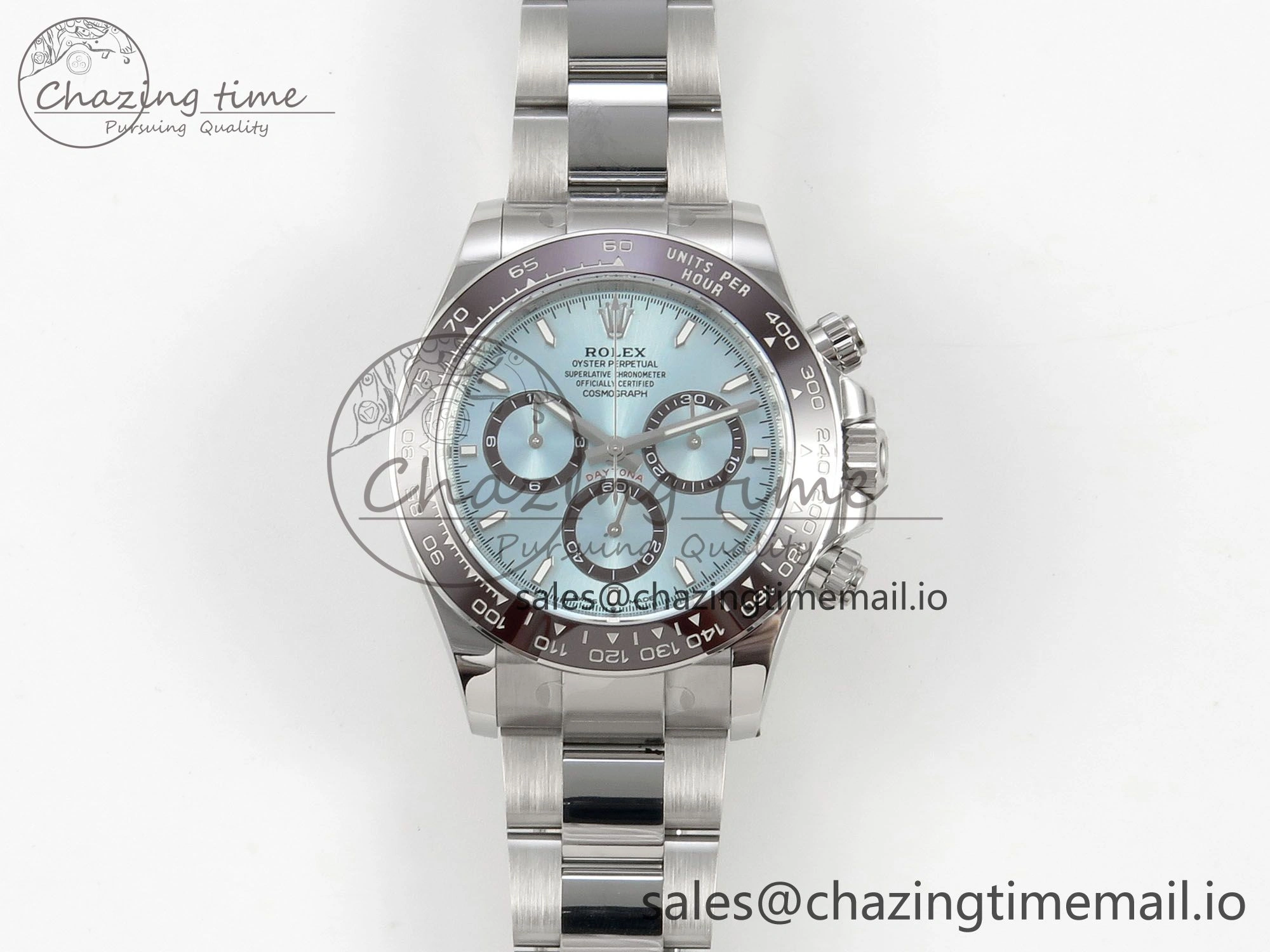 Daytona 126506 THBF 1:1 Best Edition 904L Steel Ice Blue Dial on SS Bracelet SH4131