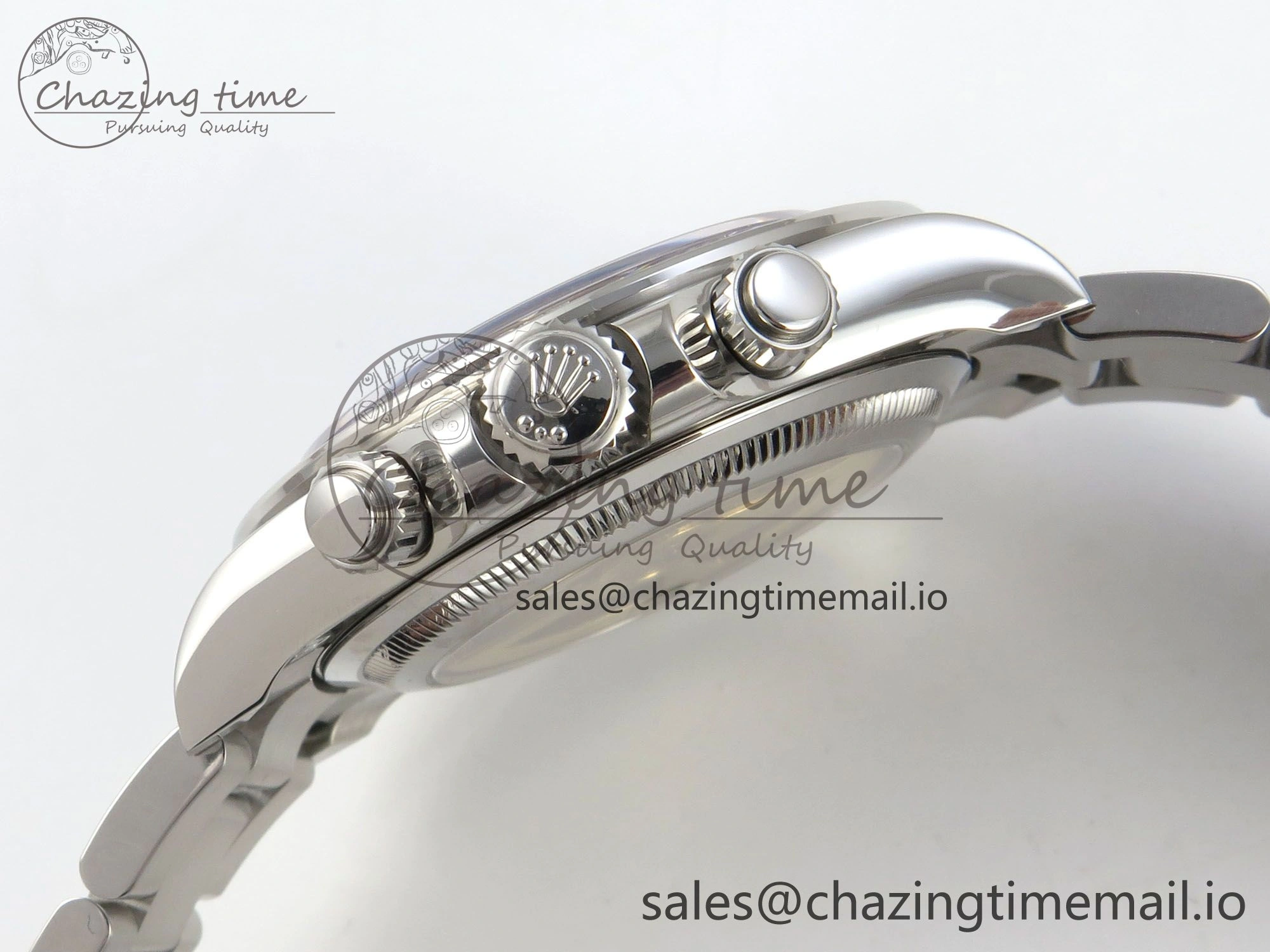 Daytona 126506 VSF 1:1 Best Edition 904L Steel Ice Blue Crystal Dial on SS Braclet VS4131 V2 (Weighted)